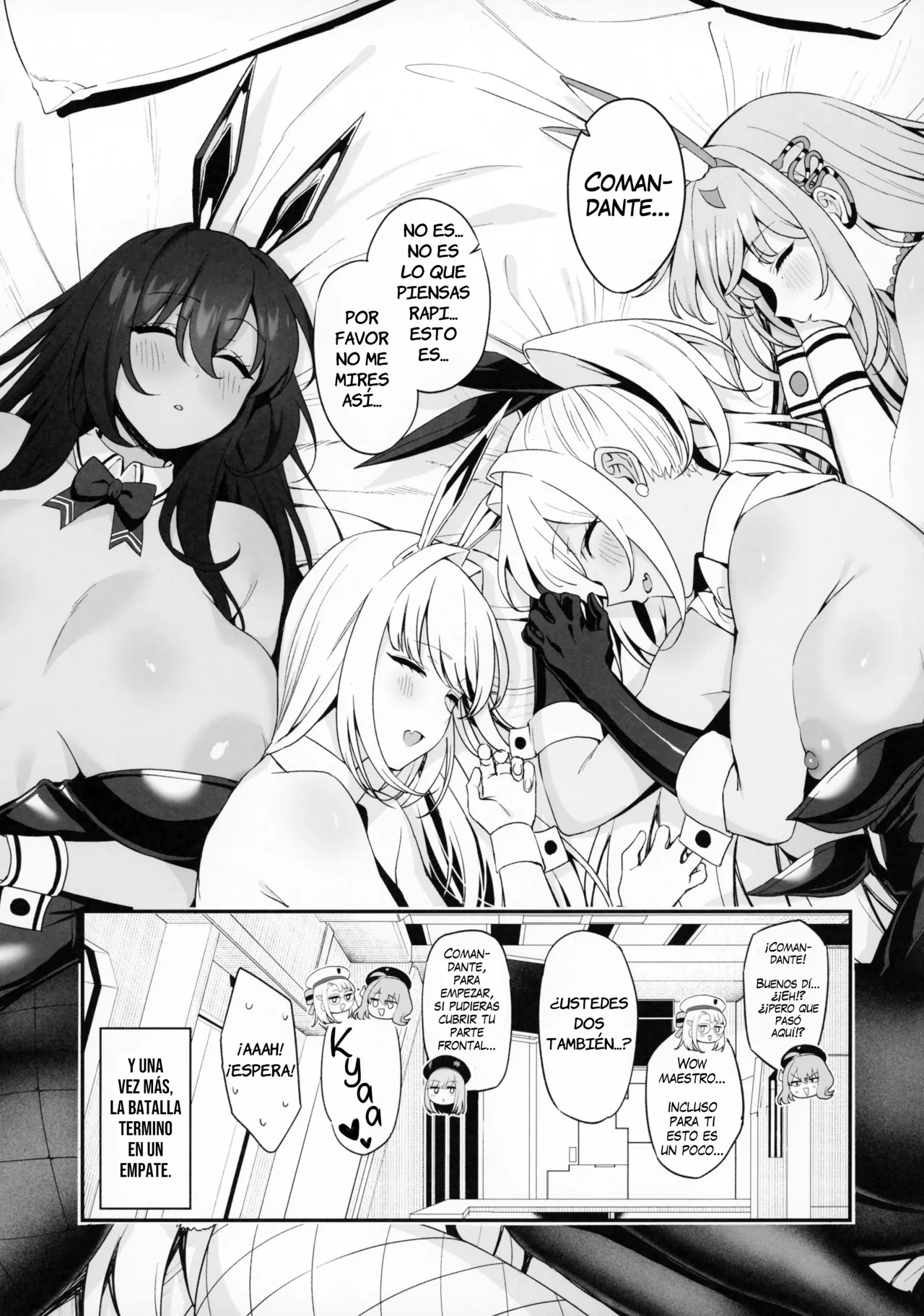 (C105) [Ikihaji Hummingbird (Amano Don)] BUNNIES SHOWDOWN (Goddess of Victory: Nikke) [Spanish] [Mapache Fansub] numero di immagine  46