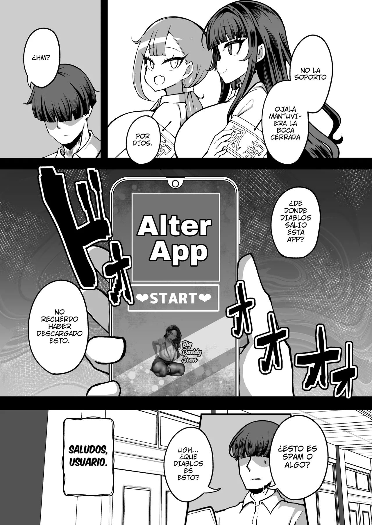 [Yakousei Fan Club] Kaihen Cheat Appli de Sukihoudai Shimakuru Hanashi | Una Historia Sobre Una App De Control Mental Que Te Permite Hacer Lo Que Sea [Spanish] [BigDaddy Scan] numero di immagine  4