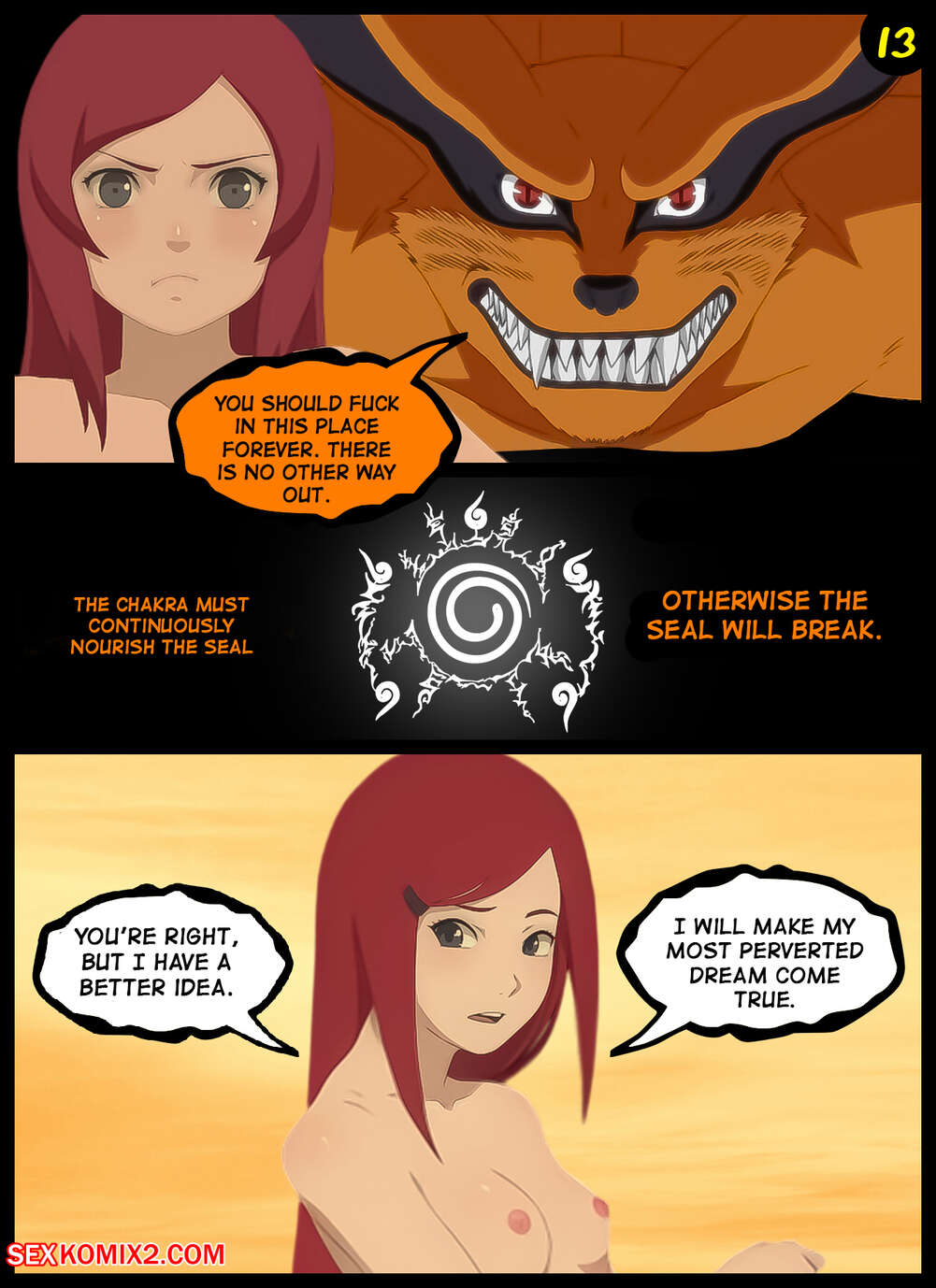 Naruto. The Red Dream. KristoLin for sexkomix2.com Bildnummer 14