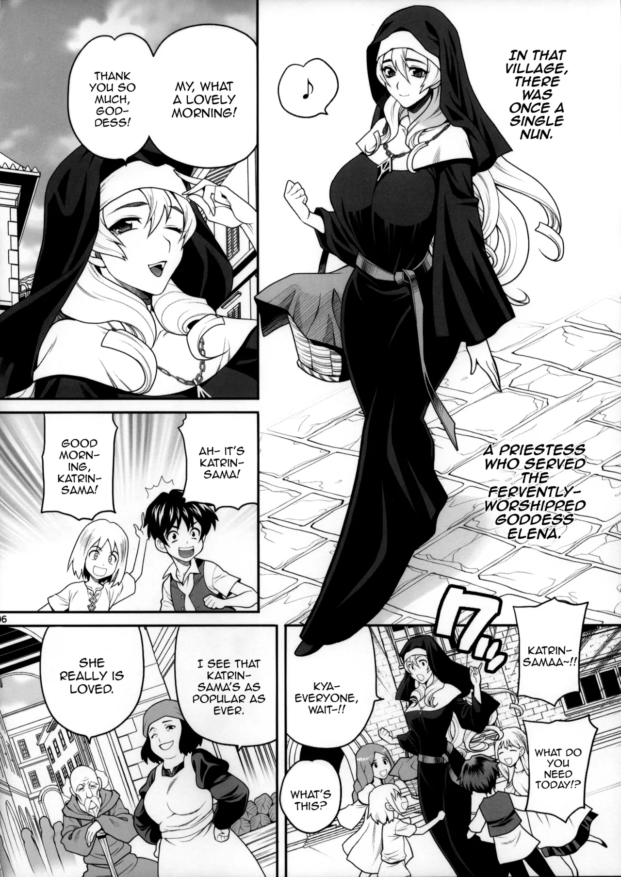 [Shallot Coco (Yukiyanagi)] Yukiyanagi no Hon 54 Sister Katrin no Seinaru Otsutome | Yukiyanagi Book 54 - Sister Katrin's Holy Duties [English] {Doujins.com} image number 6