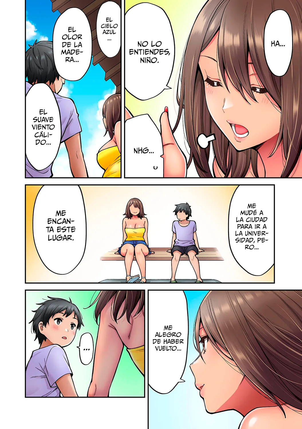 [Shouji Nigou] Akogare no Nee-chan ga Gal ni Natte Kaette Kita Natsuyasumi Ch. 6 (COMIC Ananga Ranga Vol. 71) [Spanish] [MandaloAsiNoma] imagen número 3