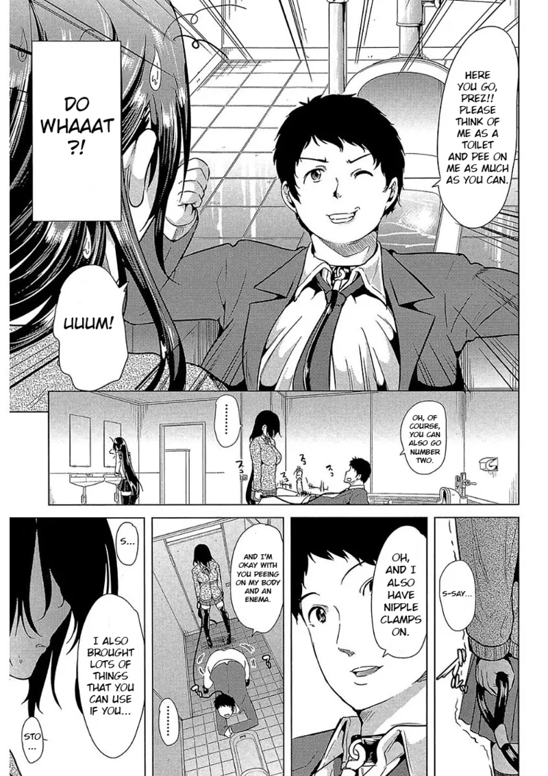 [Yabitsu Hiro] You're my Sex Slave President | Kimi wa Boku no Seidokaichou (Ch. 1-3) [English][CrowKarasu] image number 31
