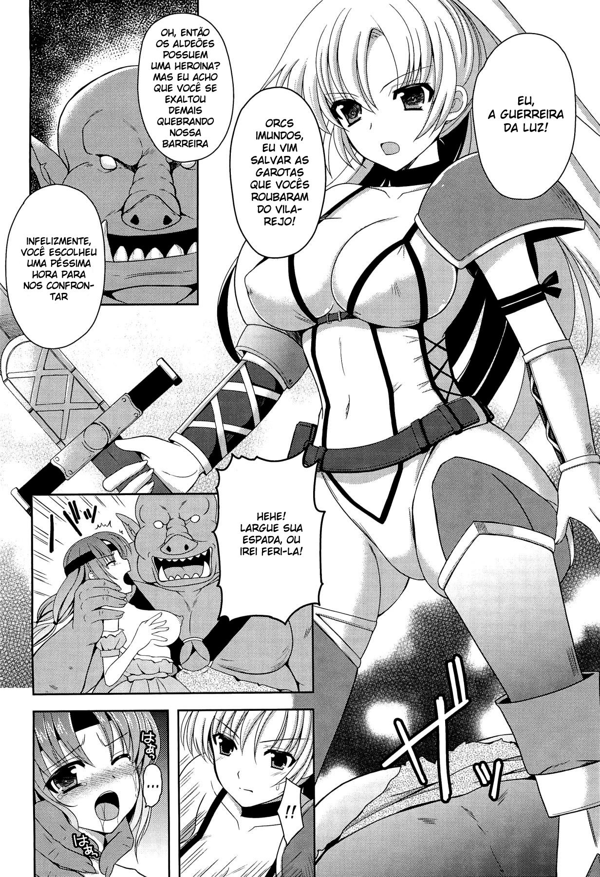 (COMIC1☆7) [Chococornet (Tenro Aya)] Onna Senshi o Haramasero | Fuck The Female Warrior [Portuguese-BR]  (DiegoVPR) изображение № 5