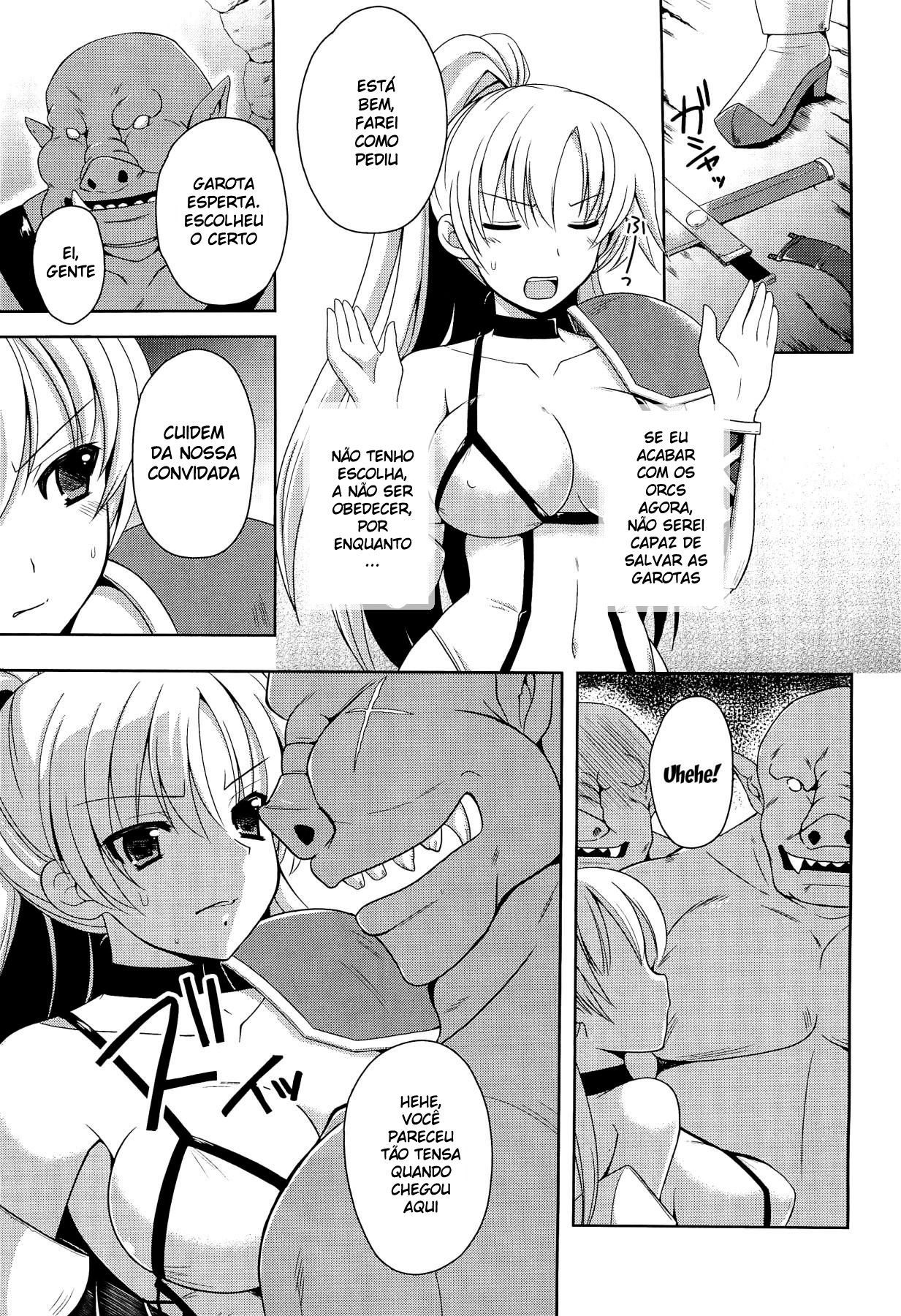 (COMIC1☆7) [Chococornet (Tenro Aya)] Onna Senshi o Haramasero | Fuck The Female Warrior [Portuguese-BR]  (DiegoVPR) изображение № 6