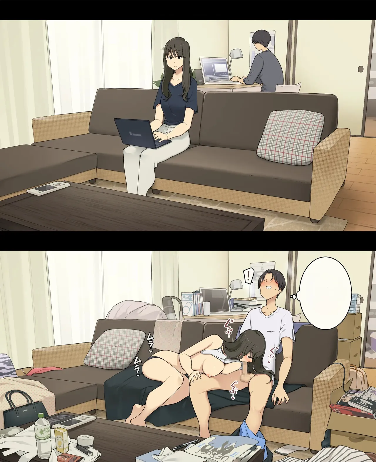[Wakamatsu] Dousei Seikatsu Ikkagetsume to Ichinen Ato, Asaokite kara Shuushin made no Hikaku | A Day in the Life of a Couple: Their First Month Living Together vs. One Year Later [RAW] 图片编号 9