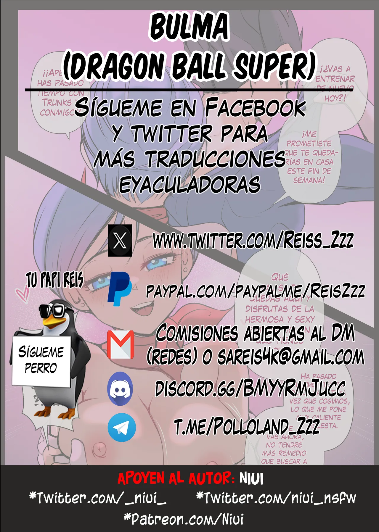 [Niui] Bulma (Dragon Ball Super) [Spanish] [ReisZzz] [Digital] image number 2