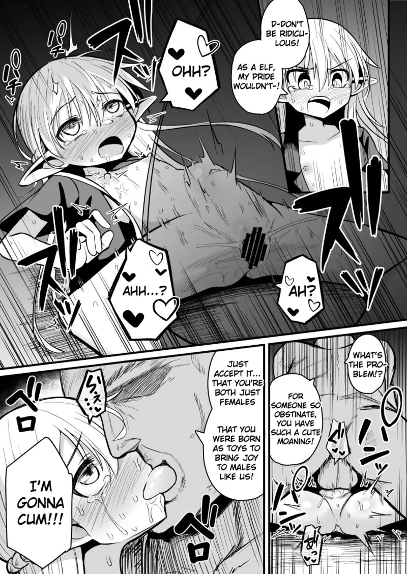 [Natsuki Gumi] (English) Kairaku ni Ochiru ~Seidorei Elf Kusuridzuke Choukyou de Kuppuku Acme!!~ numero di immagine  42