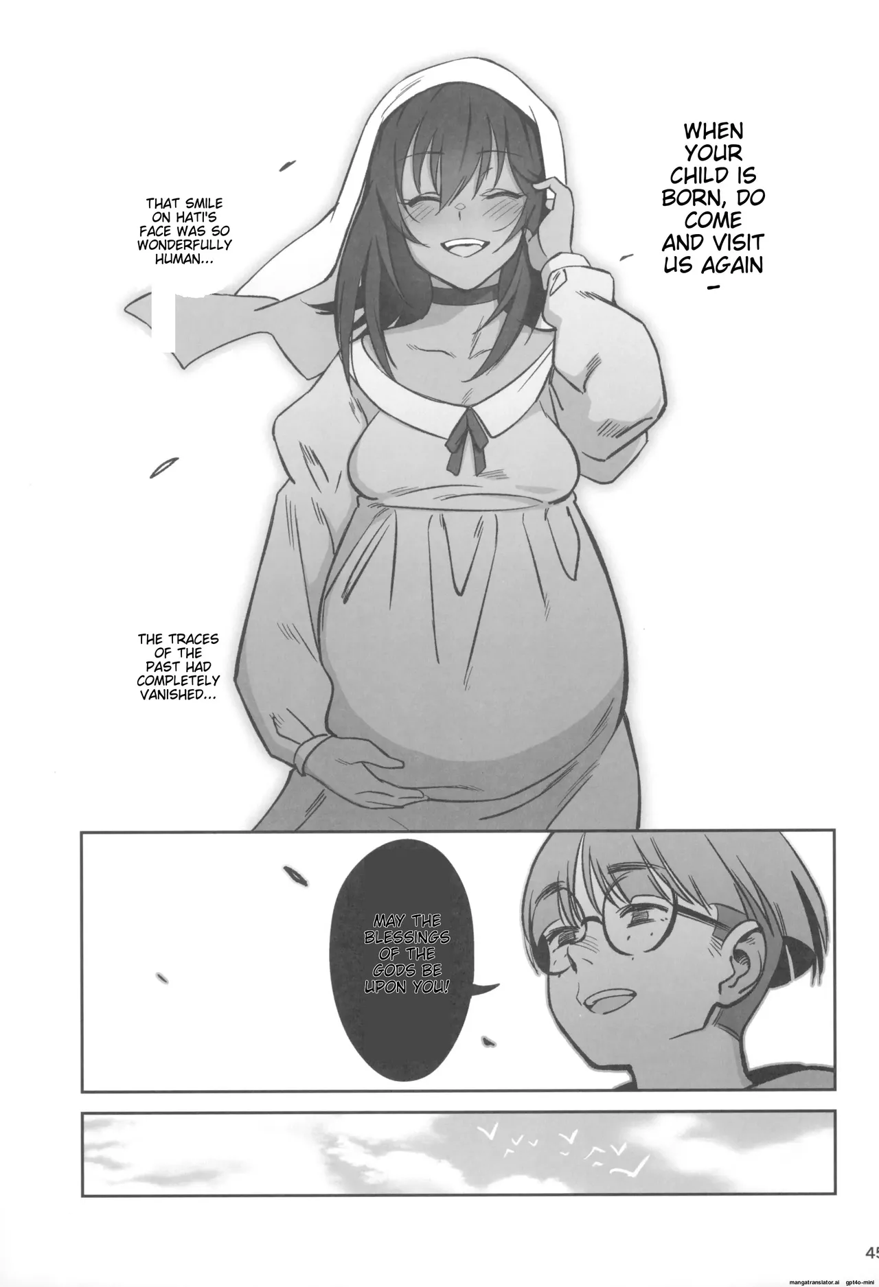 (C104) [Dokudami (Okita Ababa)] Mori o Mamoru Ookami Shoujo ga Inkou Shisai ni NTRreta Hanashi [MTL English] изображение № 45