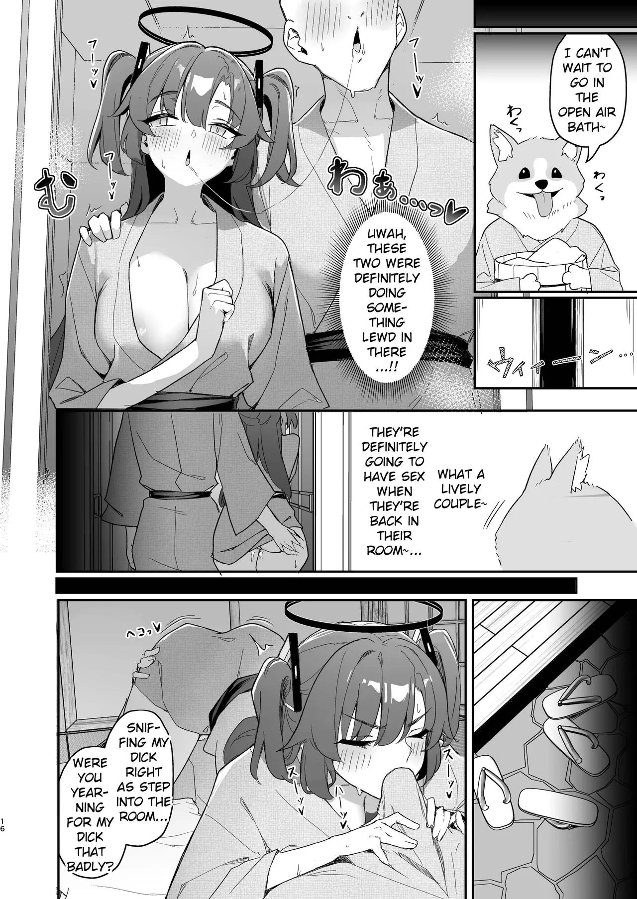 [Hoyhoy Colo] Seminar Kaikei wa Ecchi ga Shitai. Onsen Hen Kouhen - The accountant at seminar wants to have sex. Hot Springs Arc Part 2 (Blue Archive) [English] [Hitode Scans] 画像番号 15