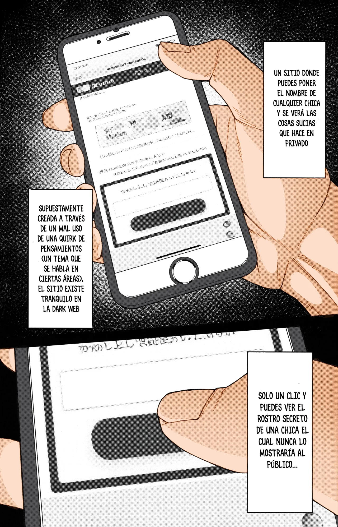 [cobalt green (Kobaji)] Himitsu no Kao | Verdadera Cara (My Hero Academia) [Spanish] [Fez] [Colorized] [Decensored] image number 3