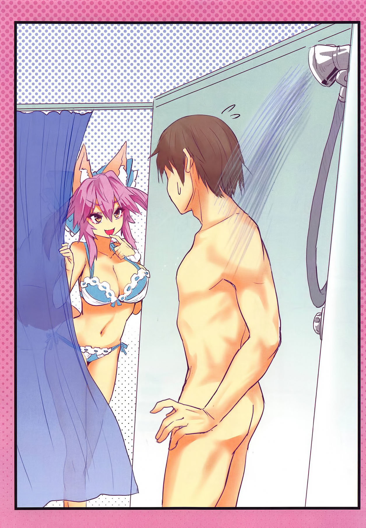 (C95) [Yamitsuki Honpo (Wise Speak)] JK Tamamo no Shuugaku Ryokou Oppai Challenge (Fate/Extra) [Korean] image number 22
