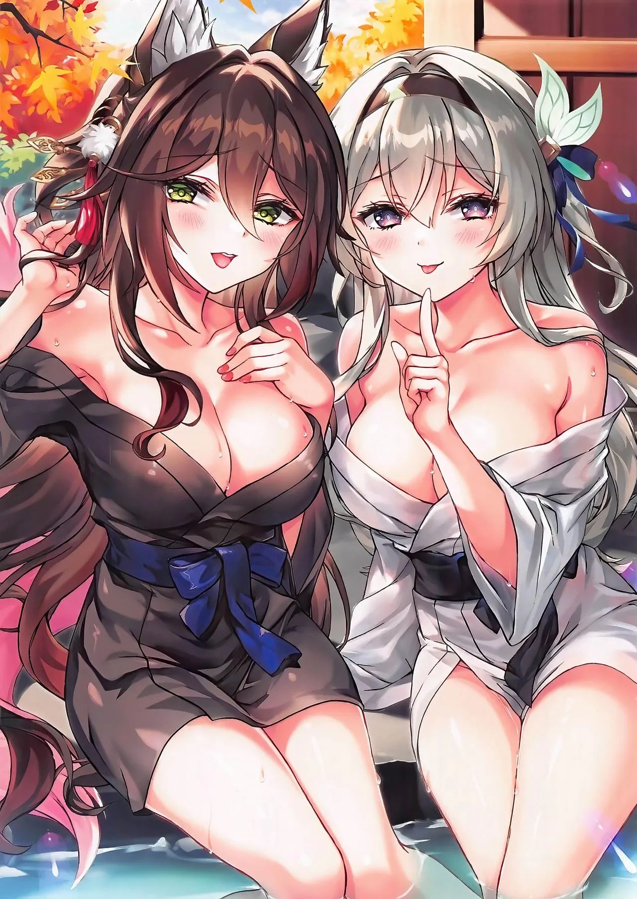 (C105) [Akaneiro (Rimiki, Yakifugu)] Inna Awa to Amai Yume ~Onsen Hen~ (Honkai: Star Rail) [Chinese] [黎欧出资汉化] 图片编号 3