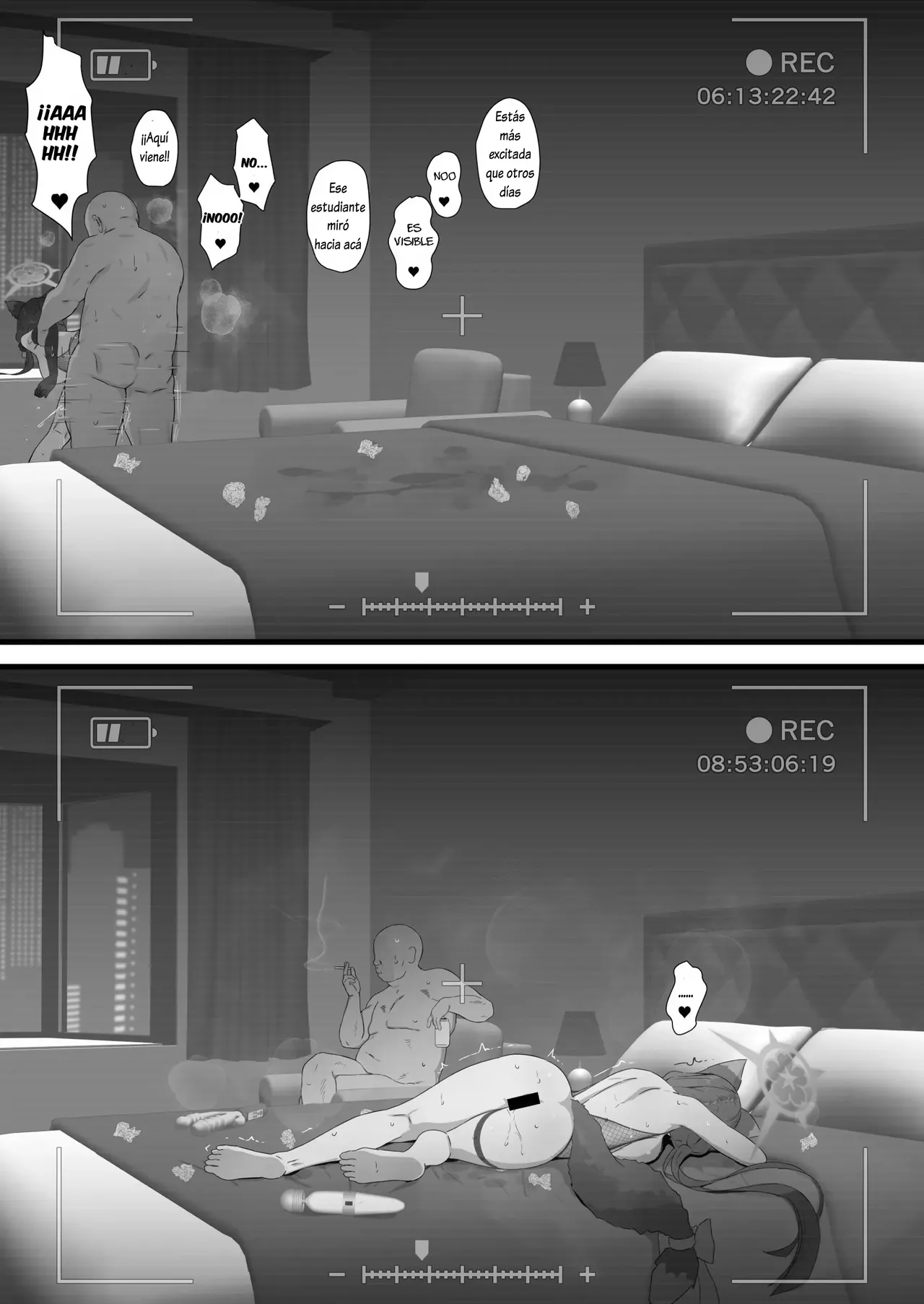 [Ijisura Cos (Saishow)] Wakamo to Zetsurin Chuunen Dansei Youmuin | Wakamo y el Enérgico Intendente de Mediana Edad (Blue Archive) [Spanish] [Lovely Diablesse Scan] image number 18