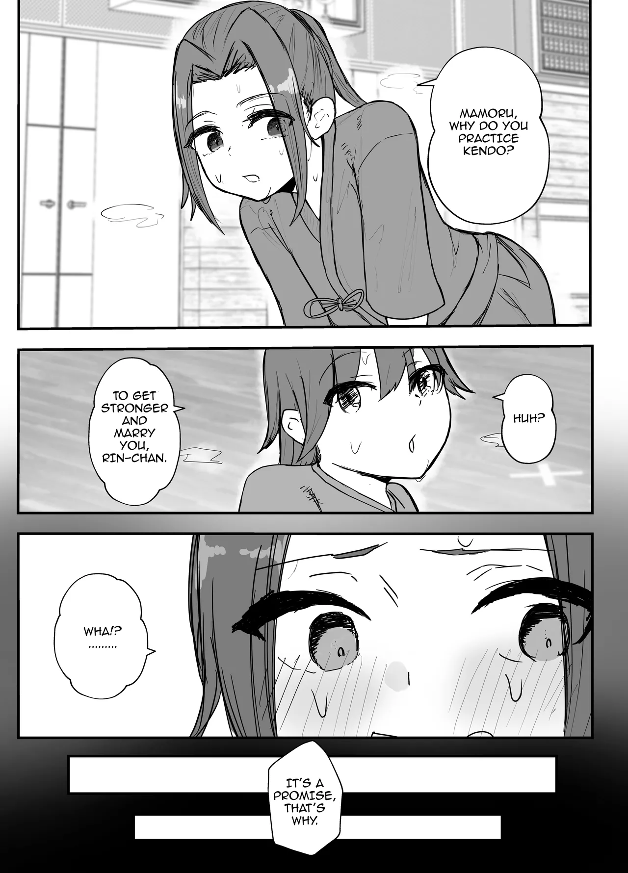 [Baketsu Purin] Kendou-bu Shushou no Watashi ga Netorase de Ochiru Wake ga Nai!! | There's no way the captain of the kendo club like me could fall for a cuckoldry!!   [English] [Aishi21] image number 2