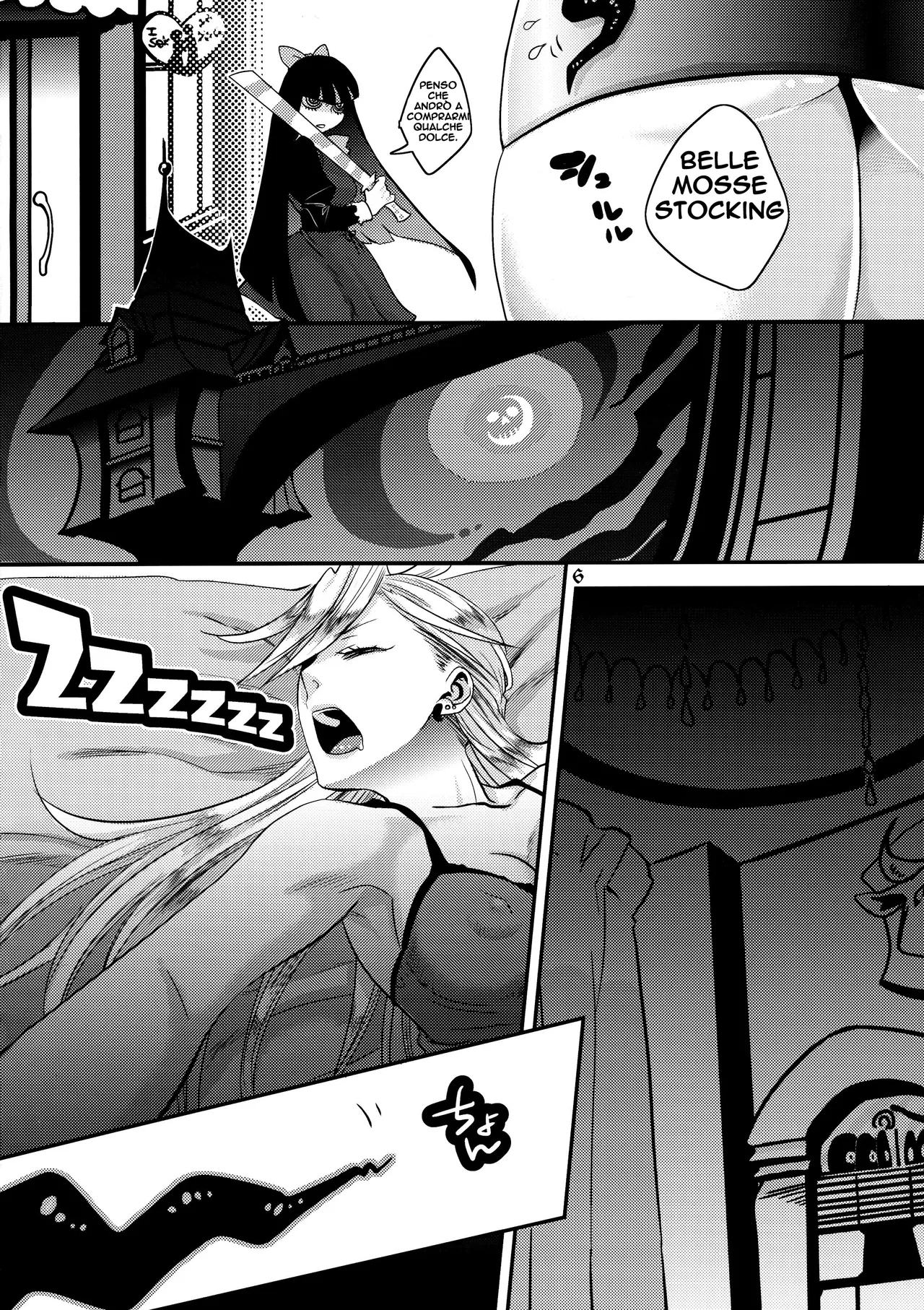 (C79) [Pish Lover (Amatake Akewo)] Delicious Milk (Panty & Stocking with Garterbelt) [Italian] image number 6