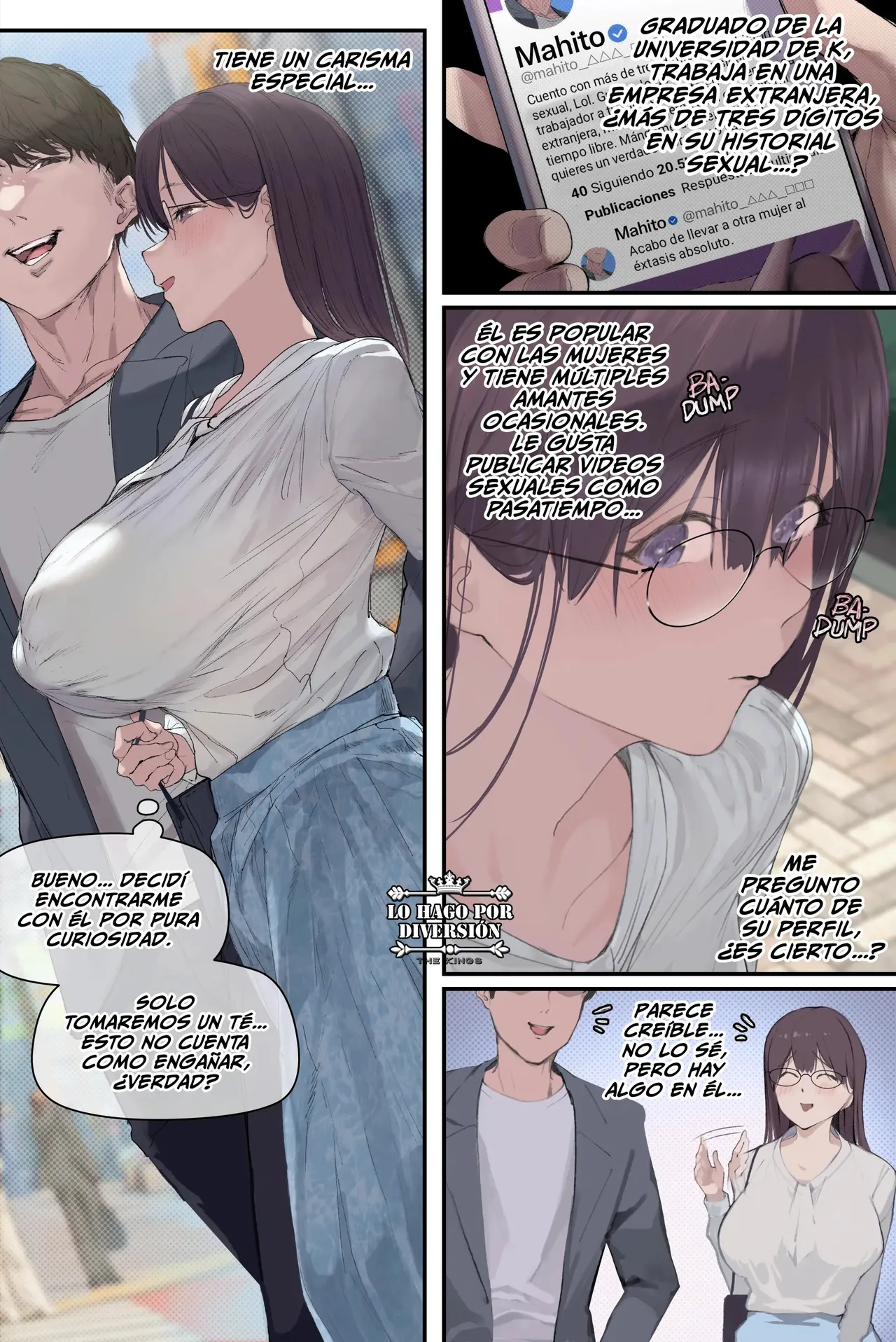 [Yomoda Yomo] Intelli Hitozuma Amamiya Touko Sensei no Hatsujou | Touko Amamiya׃ Esposa Academica y Profesora en CELO [Español] [Lo Hago por Diversión] [Sin Censura] [Digital] numero di immagine  19