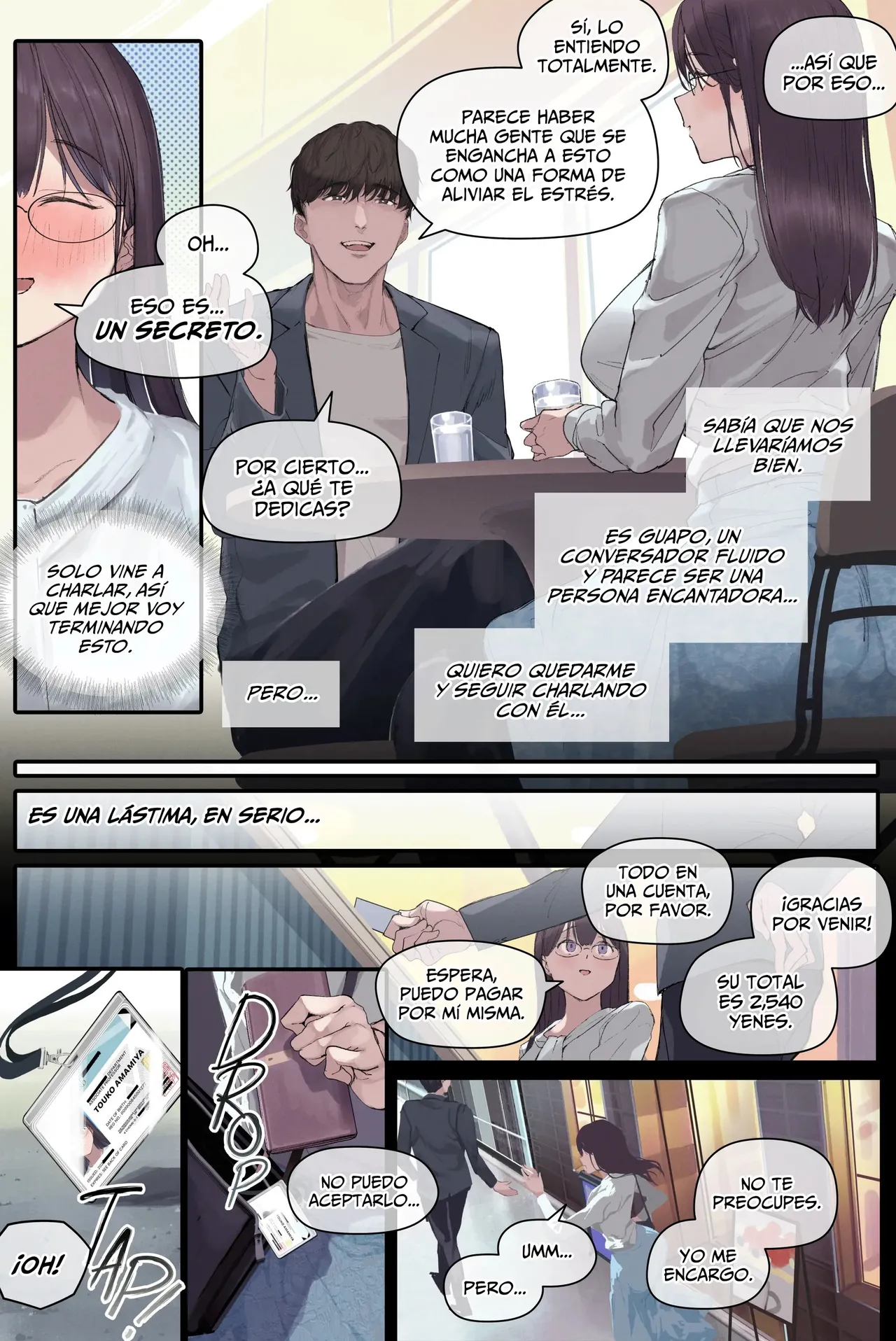 [Yomoda Yomo] Intelli Hitozuma Amamiya Touko Sensei no Hatsujou | Touko Amamiya׃ Esposa Academica y Profesora en CELO [Español] [Lo Hago por Diversión] [Sin Censura] [Digital] numero di immagine  20