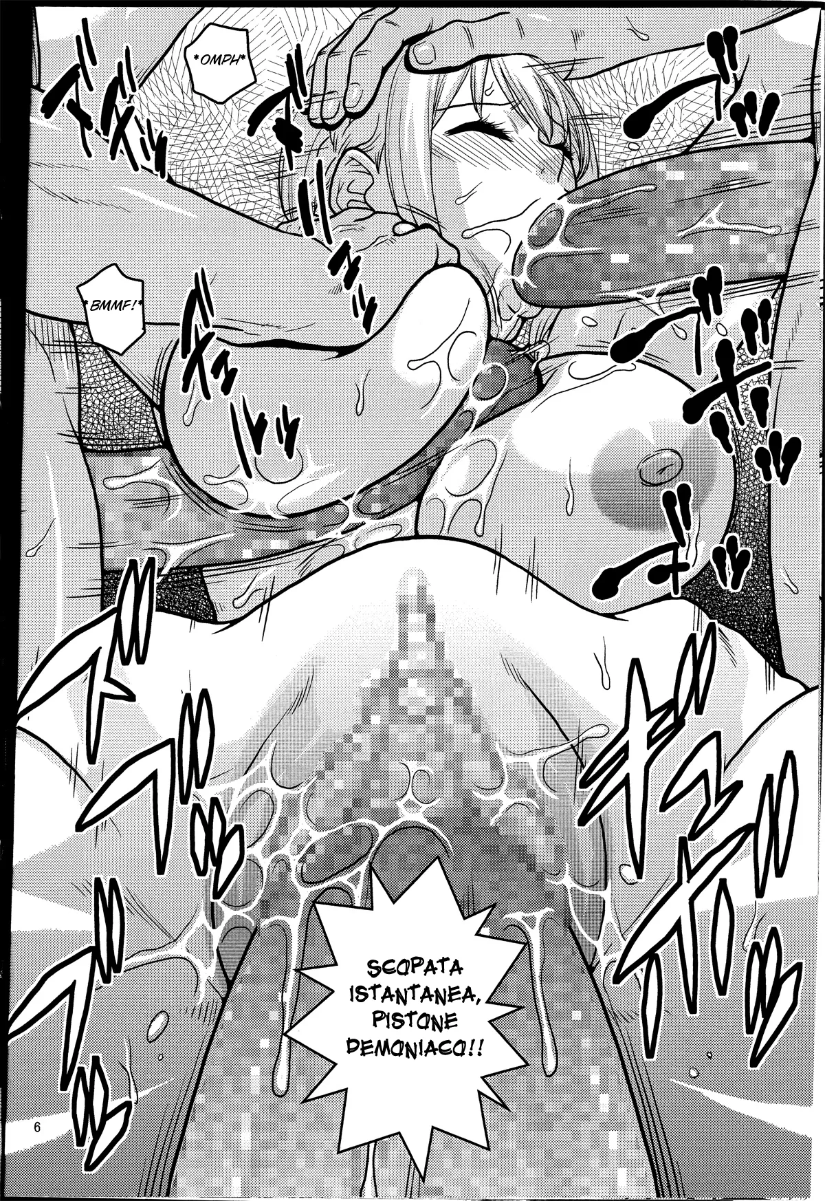 (C85) [ACID-HEAD (Murata.)] Dorei Toushi Rebecca (One Piece) [Italian] Bildnummer 5