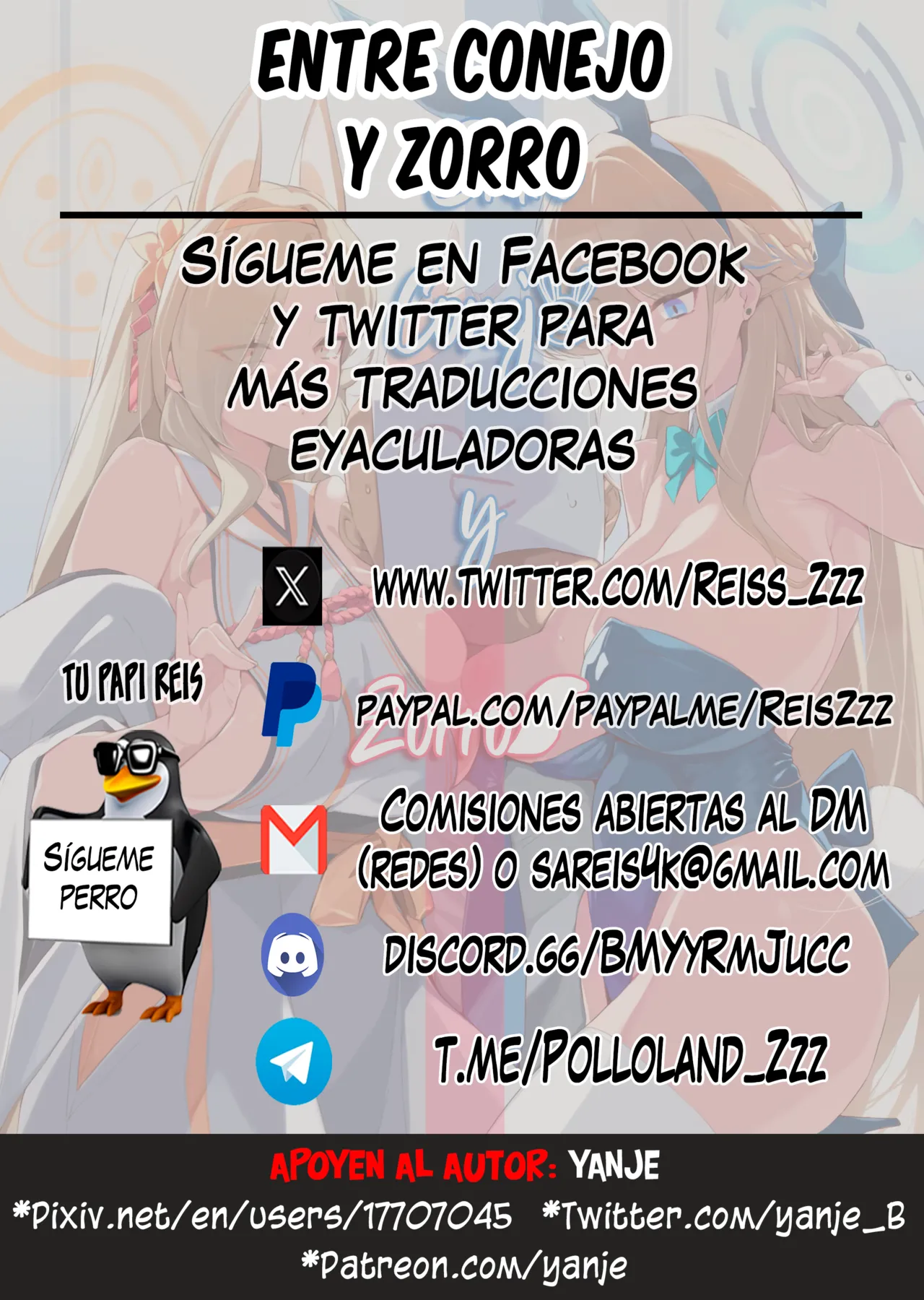 [Yanje] Usagi to Kitsune no Aida de | Entre Conejo y Zorro (Blue Archive) [Spanish] [ReisZzz] [Digital] [Decensored] image number 2