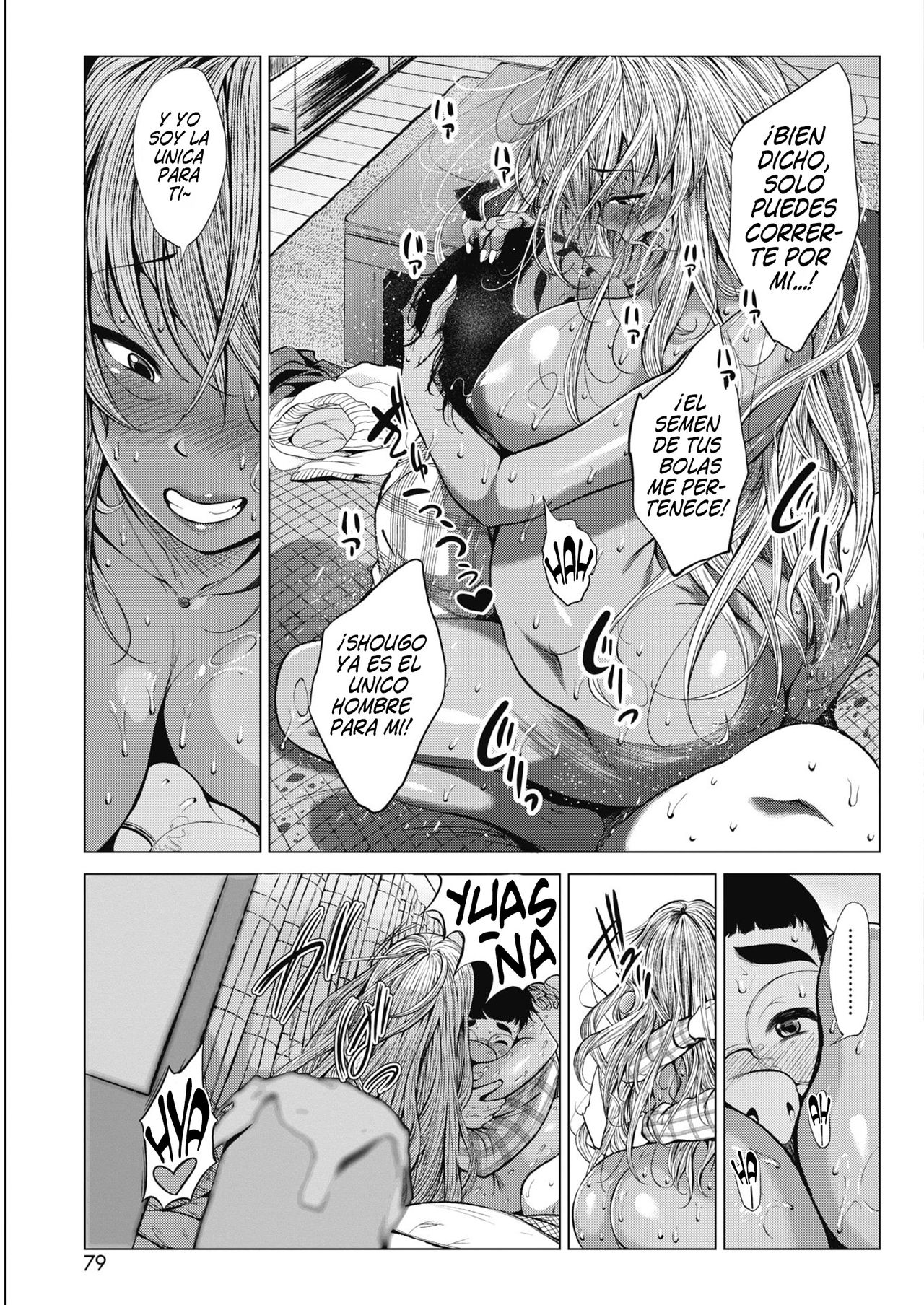 [Fumihiko] Sonogo no Kuro Gal-chan to Megane-kun | Gal-chan y Gafas-kun Después (COMIC HOTMILK 2018-05) [Spanish] [Centurion Scans] [Digital] image number 19