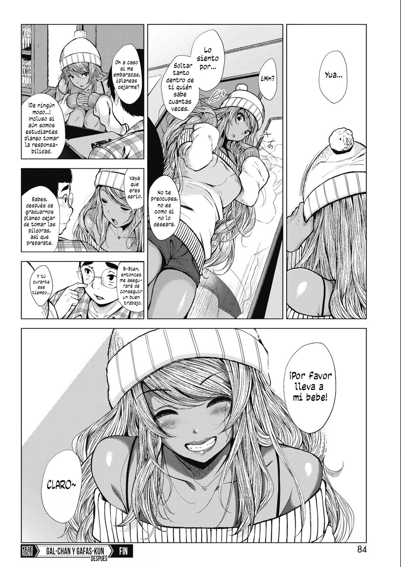 [Fumihiko] Sonogo no Kuro Gal-chan to Megane-kun | Gal-chan y Gafas-kun Después (COMIC HOTMILK 2018-05) [Spanish] [Centurion Scans] [Digital] image number 24