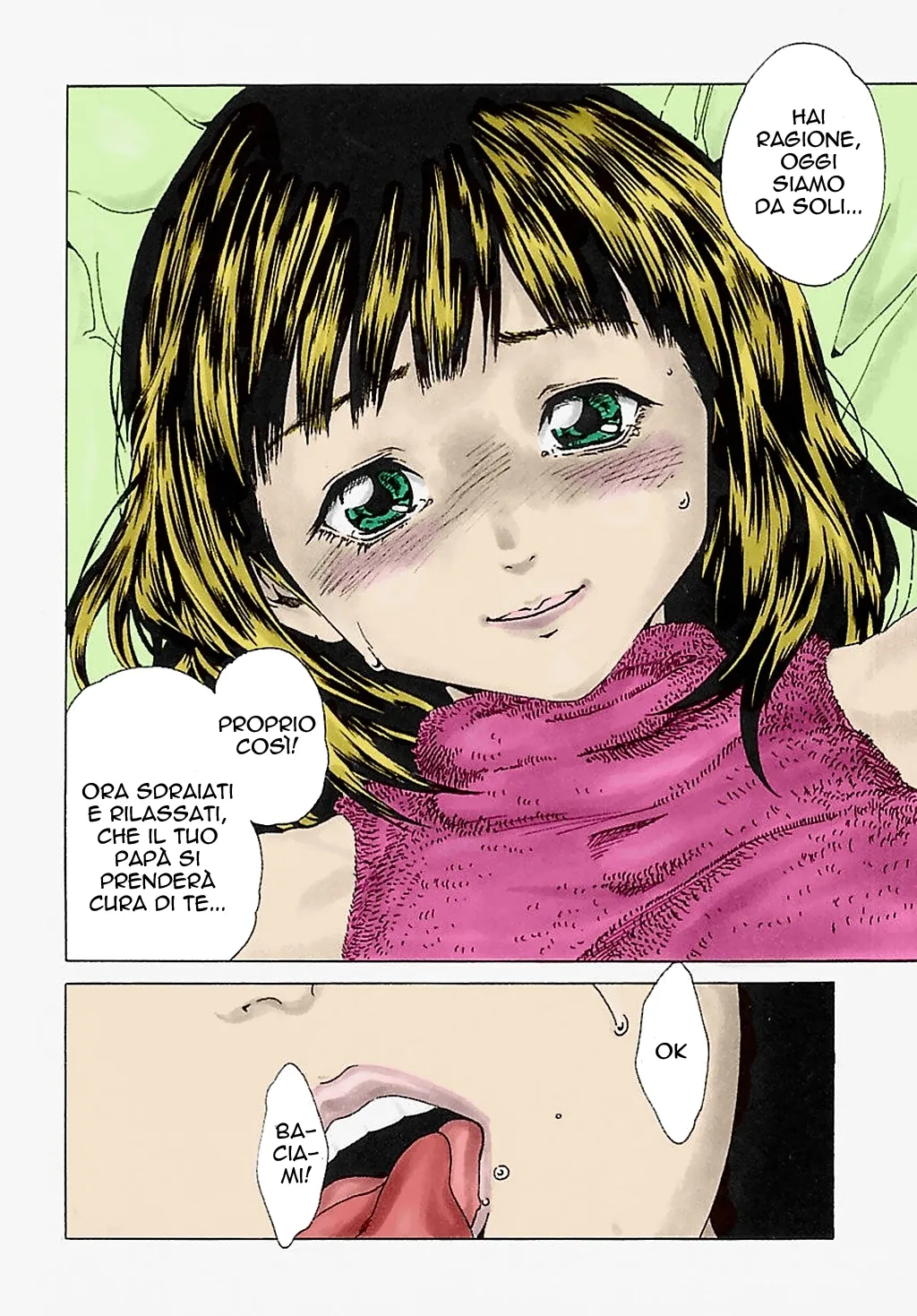 [Haruki] Alone with daddy [Italian] [Rewrite] [Colored] [Decensored] numero di immagine  4