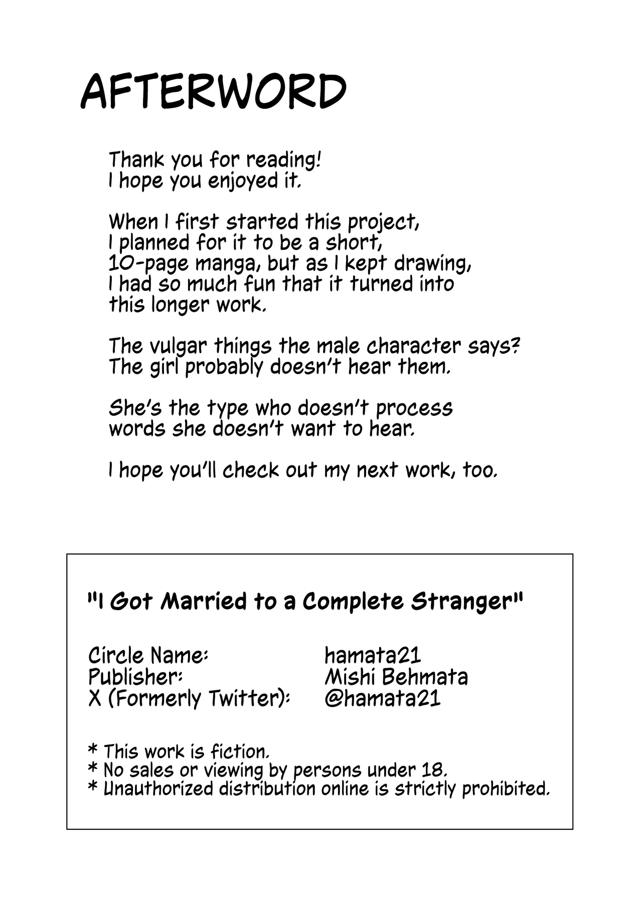 [Hamata 21 (Mishibe Hamata)] Shiranai Hito to Kekkon Shimashita | I Got Married to a Complete Stranger [English] [DKKMD Translations] 图片编号 30