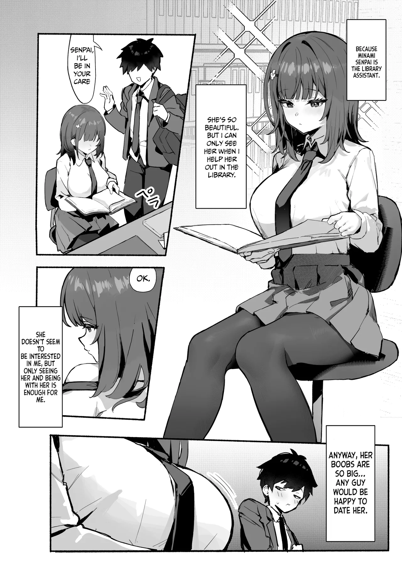 [Mikeneko (simao)] Akogare no Senpai to Boku no Himitsu - My Secret with My Admired Senpai.  [English] [Digital] numero di immagine  5