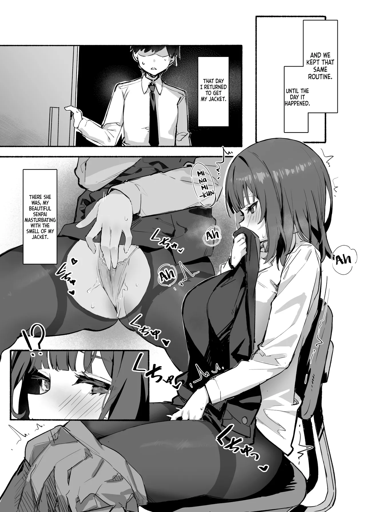 [Mikeneko (simao)] Akogare no Senpai to Boku no Himitsu - My Secret with My Admired Senpai.  [English] [Digital] numero di immagine  6