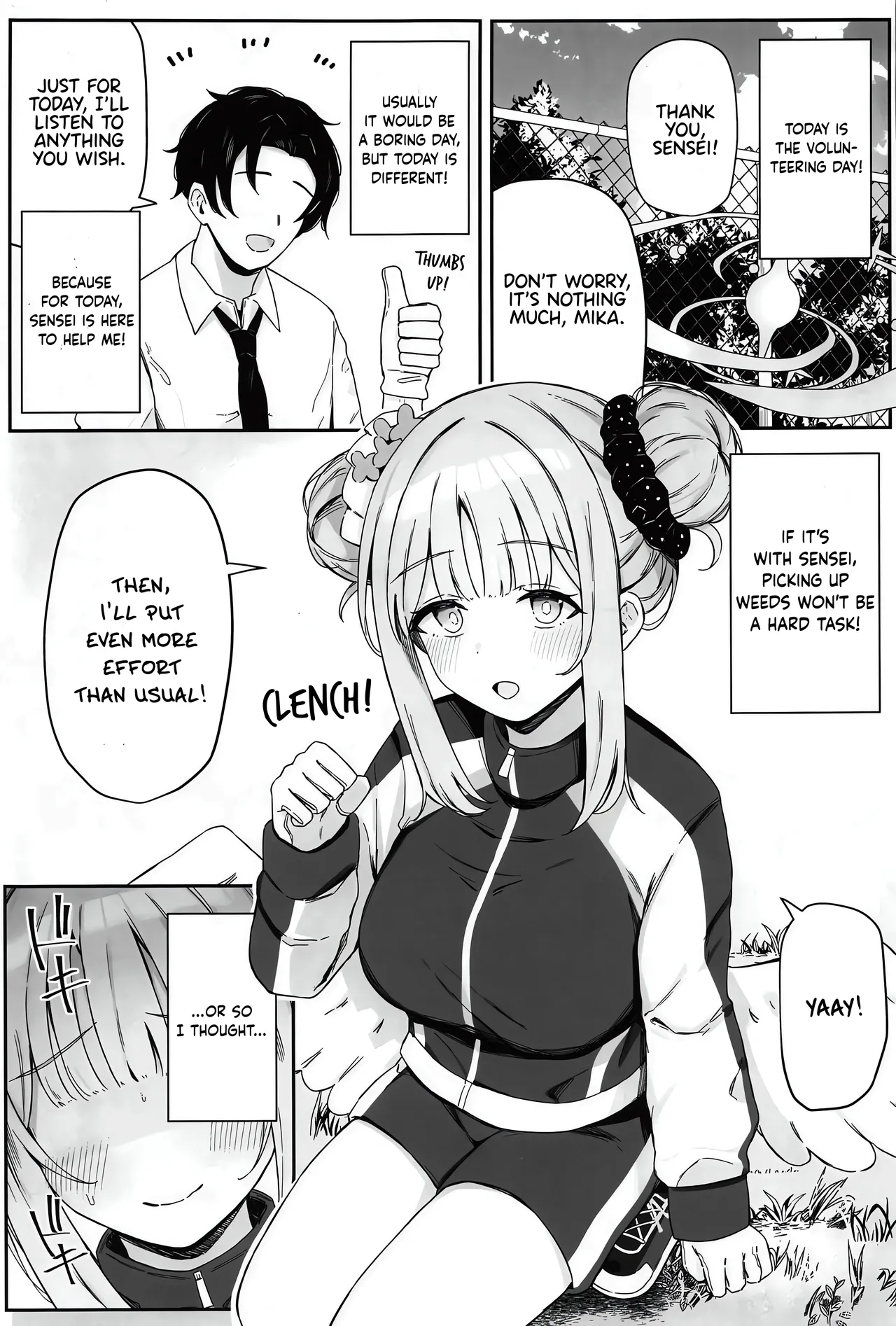 (C104) [Itonouri (hemachi)] Seinaru Sono ni wa Bonyuu ga Saku | A Fertile Bosom Blooms in this Holy Garden (Blue Archive) [English] [Pinandhita 論理型] imagen número 2