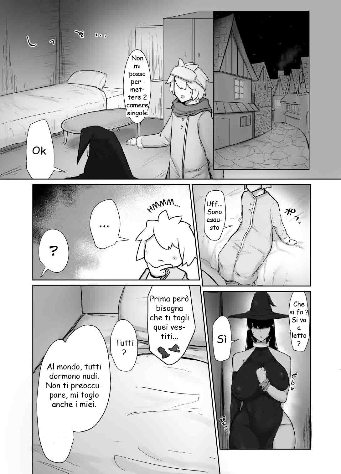 [Initiative (Fujoujoshi)] Party ni Yatotta Mahoutsukai ni Musekinin Tanetsuke Suru Hanashi  | Di come mi sono Accoppiato Senza Ritegno con la Maga che ho ingaggiato nel mio Party [Italian] image number 13