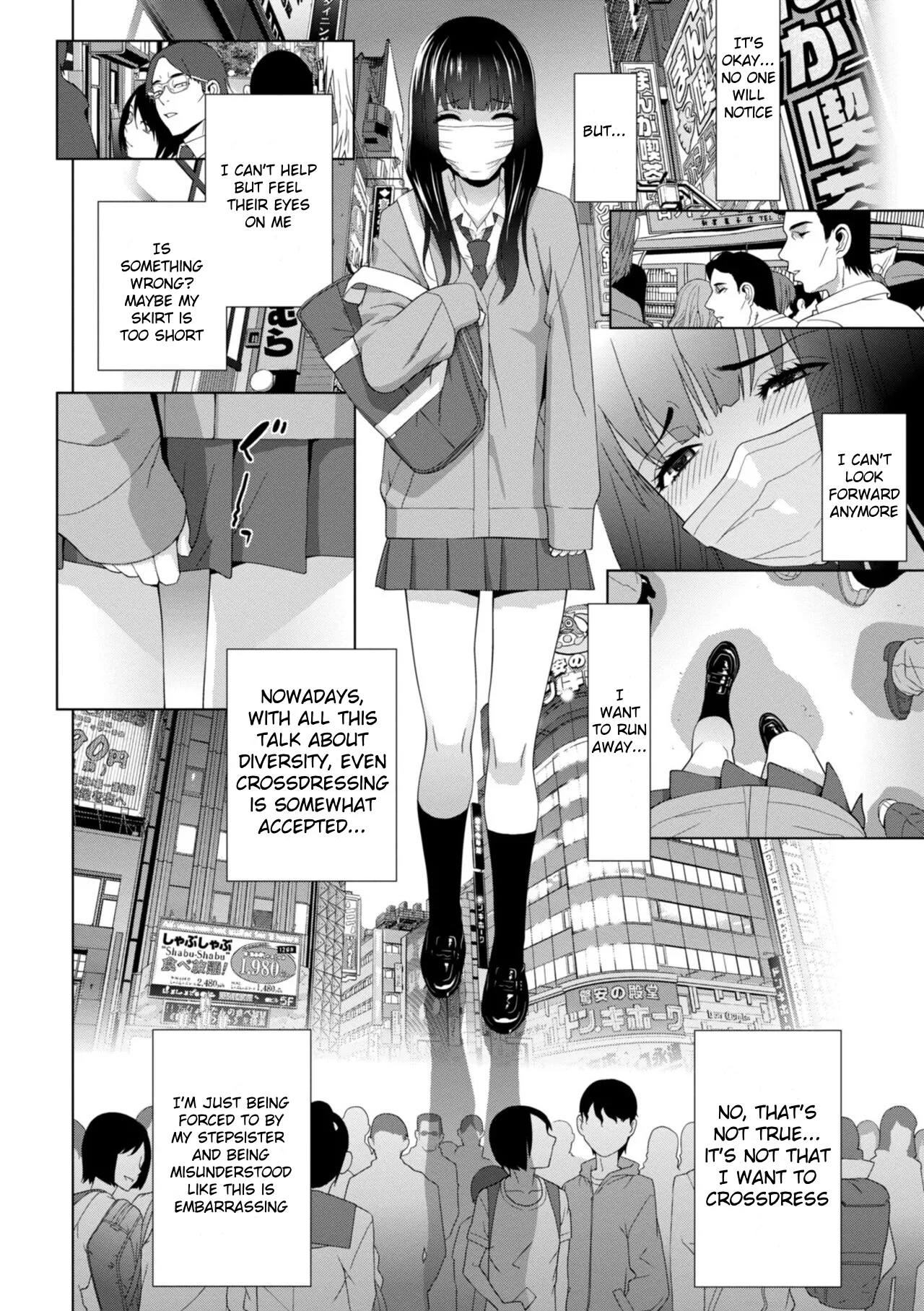 Forced into Cross-Dressing by My Younger Sister (Ch 1-4 + extras) изображение № 3