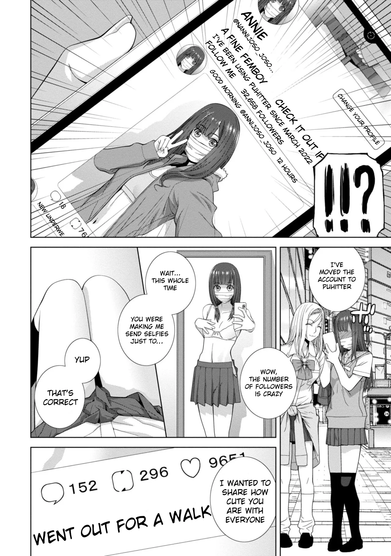 Forced into Cross-Dressing by My Younger Sister (Ch 1-4 + extras) изображение № 45