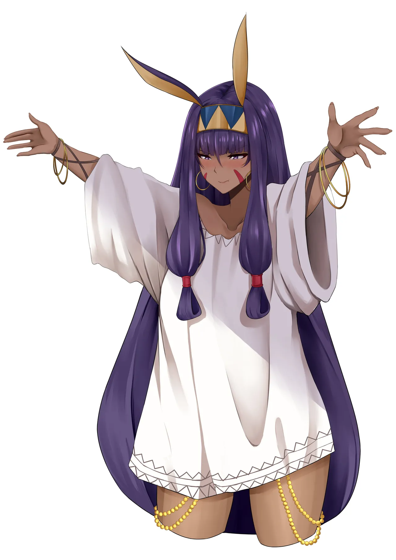 (COMIFURO 14) [Jualan Demi Modal Gacha (Deroo)] Nitocris mo Yaritai (Fate/Grand Order) [Decensored] [Chinese] [黑锅汉化组] Bildnummer 37