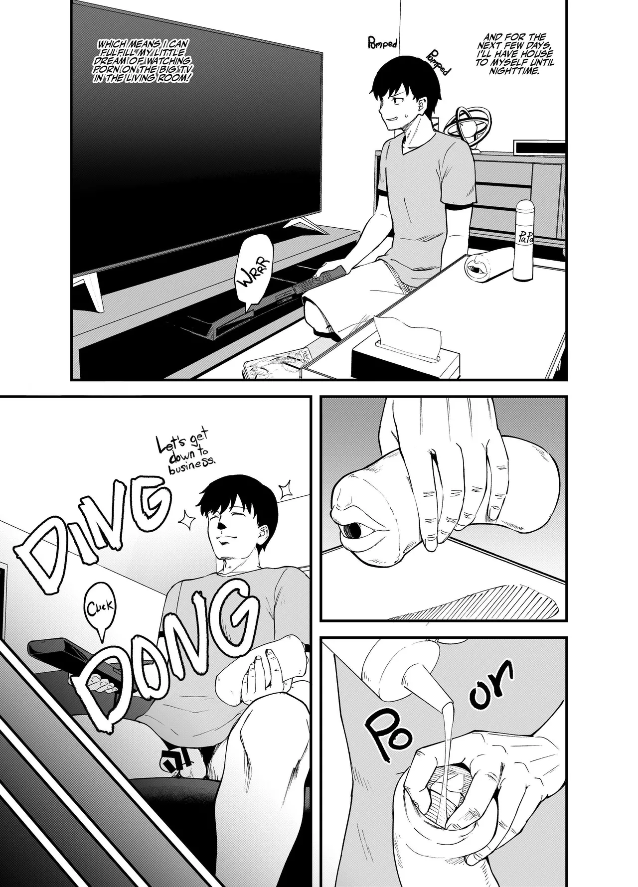 [Tonkotsu Fuumi (Poncocchan)] Soen ni Natteta Osananajimi ga Okuchi Onaho Gayoi Shite Kuru Mikkakan | Three Days Treating My Estranged Friend As An Oral Fuckhole [Digital] [English] [A Little Someone's Dummy] Bildnummer 5