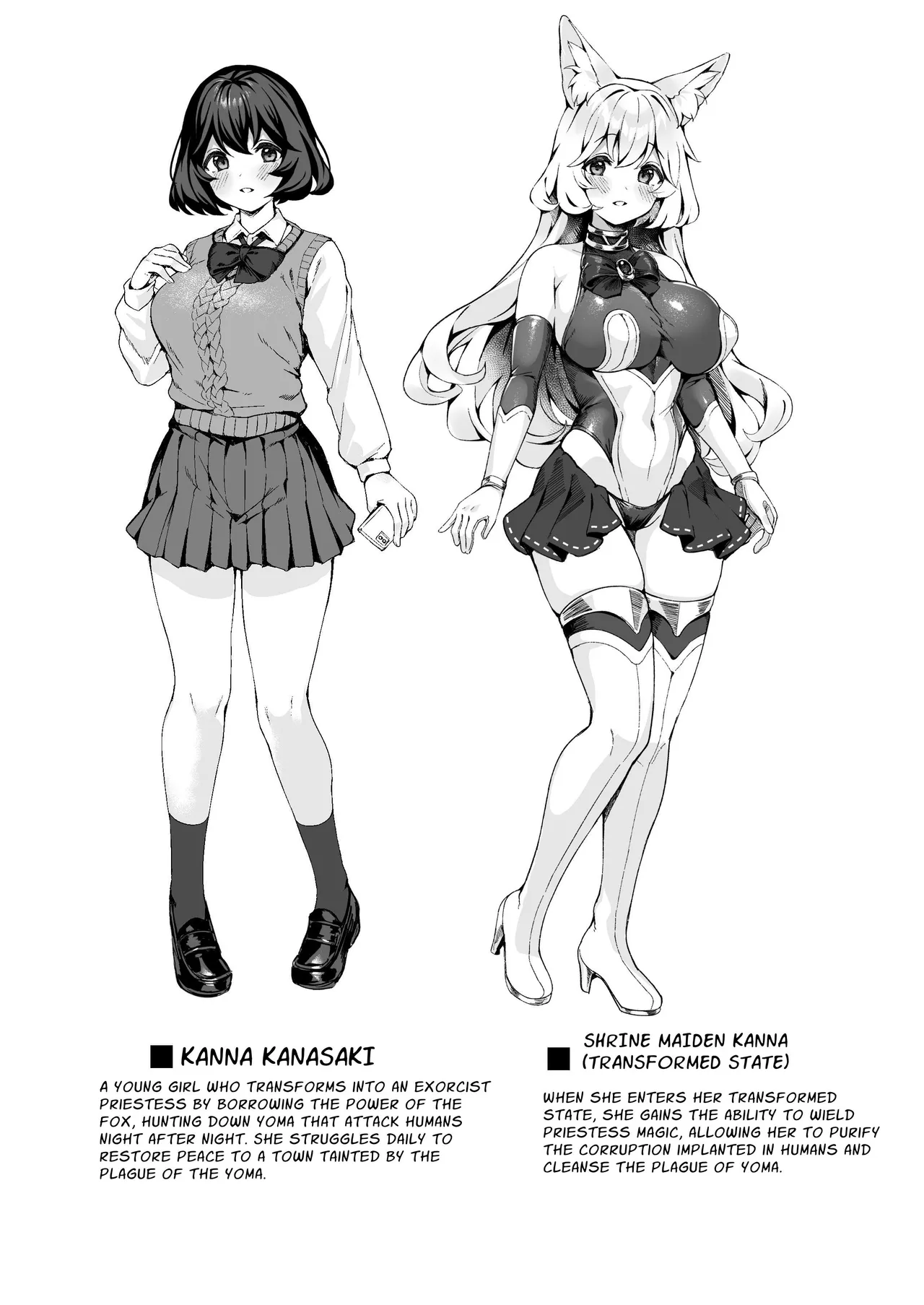 [Nekono Tawagoto (Nekono Mantesu)] Taima Miko Kanna Futanari Sakusei Haiboku Hen | Exorcist Priestess Kanna: Futanari Defeated by Forced Ejaculation [Digital] [English] [Nice Translations] image number 27