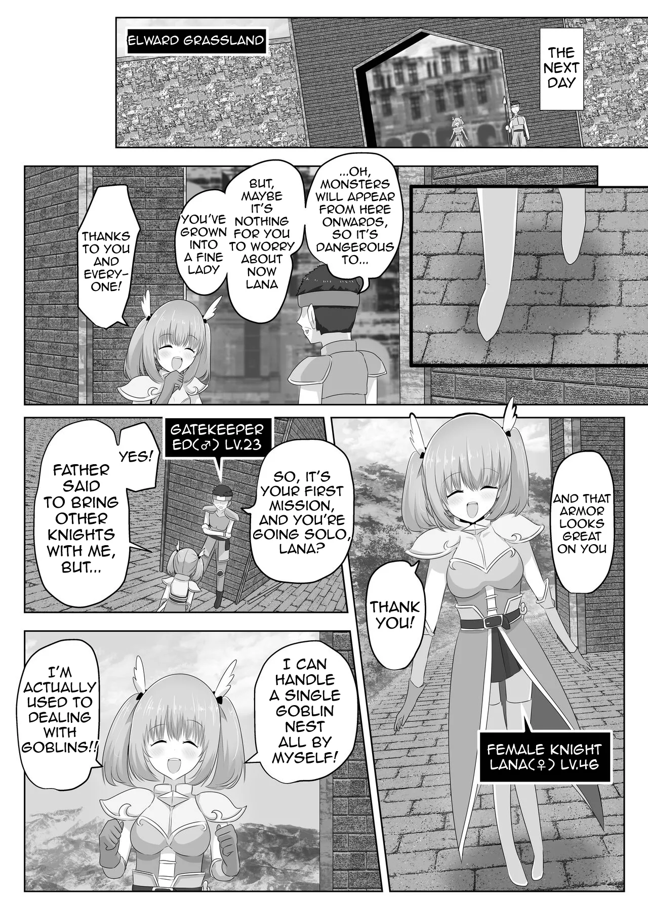 [C Hange (hangesho)] The Female Knight Who Lost Everything To Goblins [English] numero di immagine  7