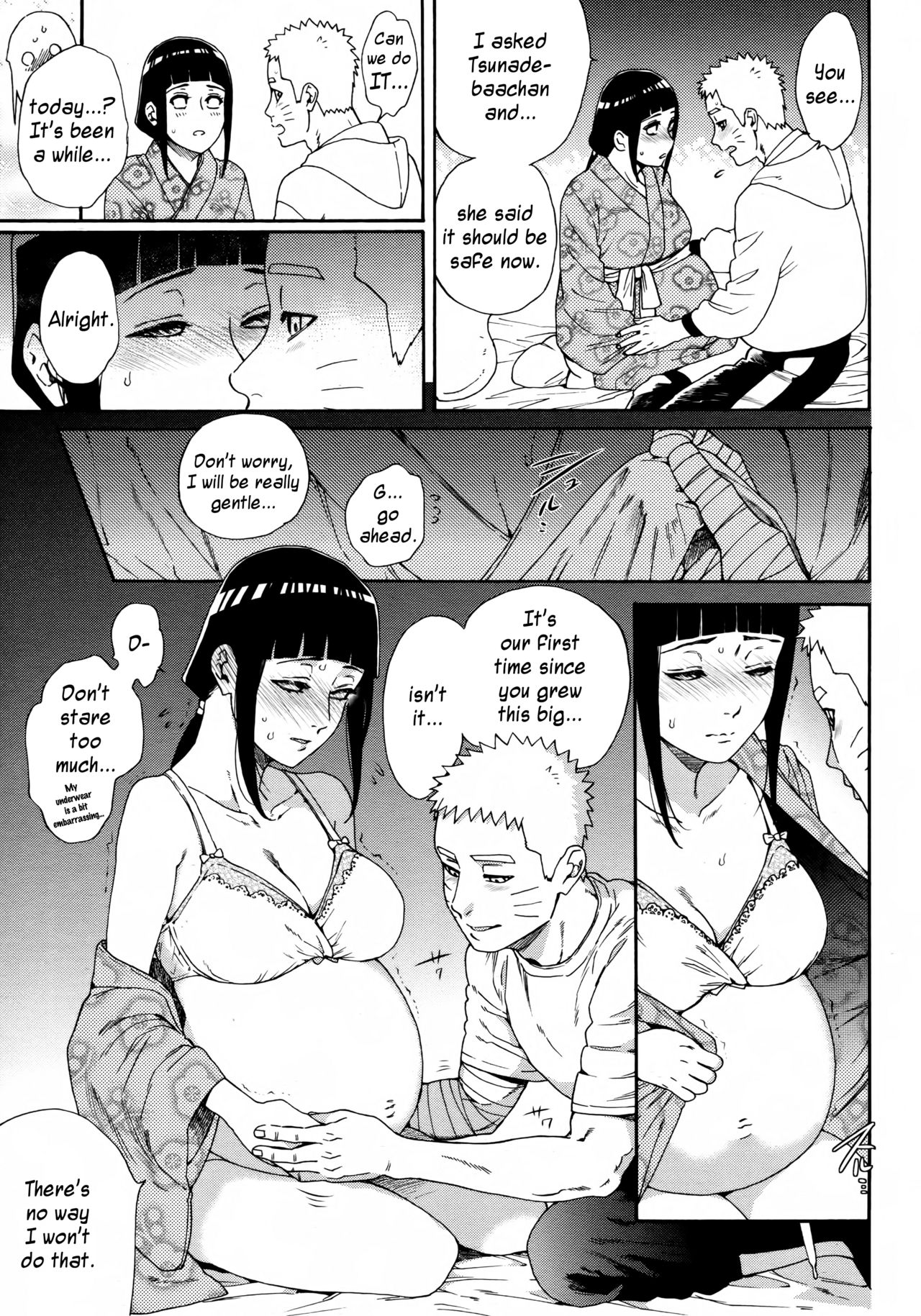 (Chou Zennin Shuuketsu 2019) [a 3103 hut (Satomi)] Maternity May Club (Naruto) [English] [EHCOVE] 画像番号 10