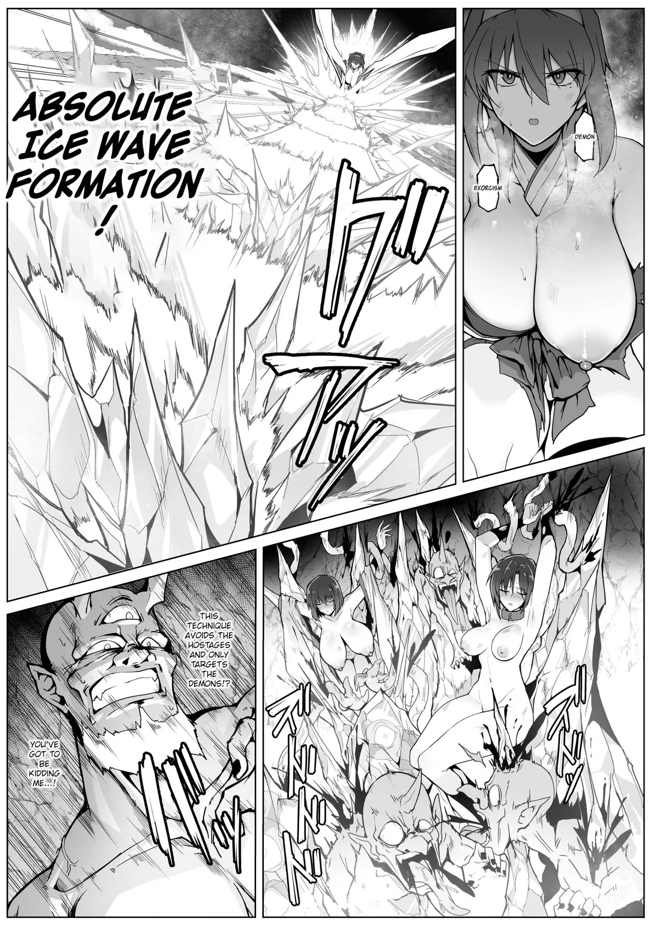 [Hokkebain! (Halcon)] Hama no Miko Ingoku ni Otsu|Exorcist Shrine Maiden~Falling into a Lewd Hell~[Digital][MTL][English] 图片编号 24