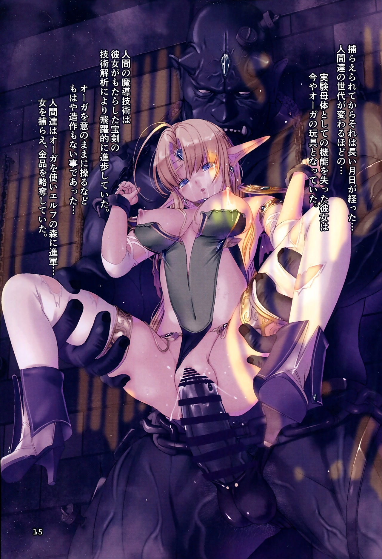 (C97) [Alem-Gakan (Kirishima Satoshi)] Dungeon Elf Destiny image number 14