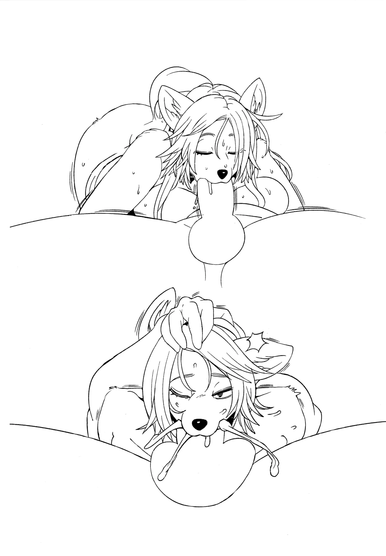 (C89) [Kemono Ekaki no Kousoku 2 (Sindoll)] Bakunyu SeFri Dragoon (Legend of Mana) [Textless] numero di immagine  5