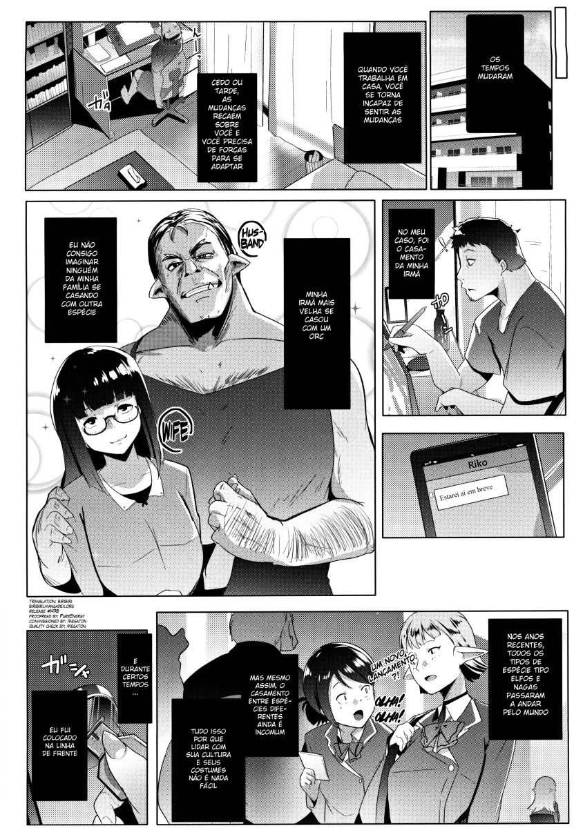 (C97) [Hitsuji Kikaku (Muneshiro)] Imouto wa Mesu Orc [Portuguese-BR] image number 4