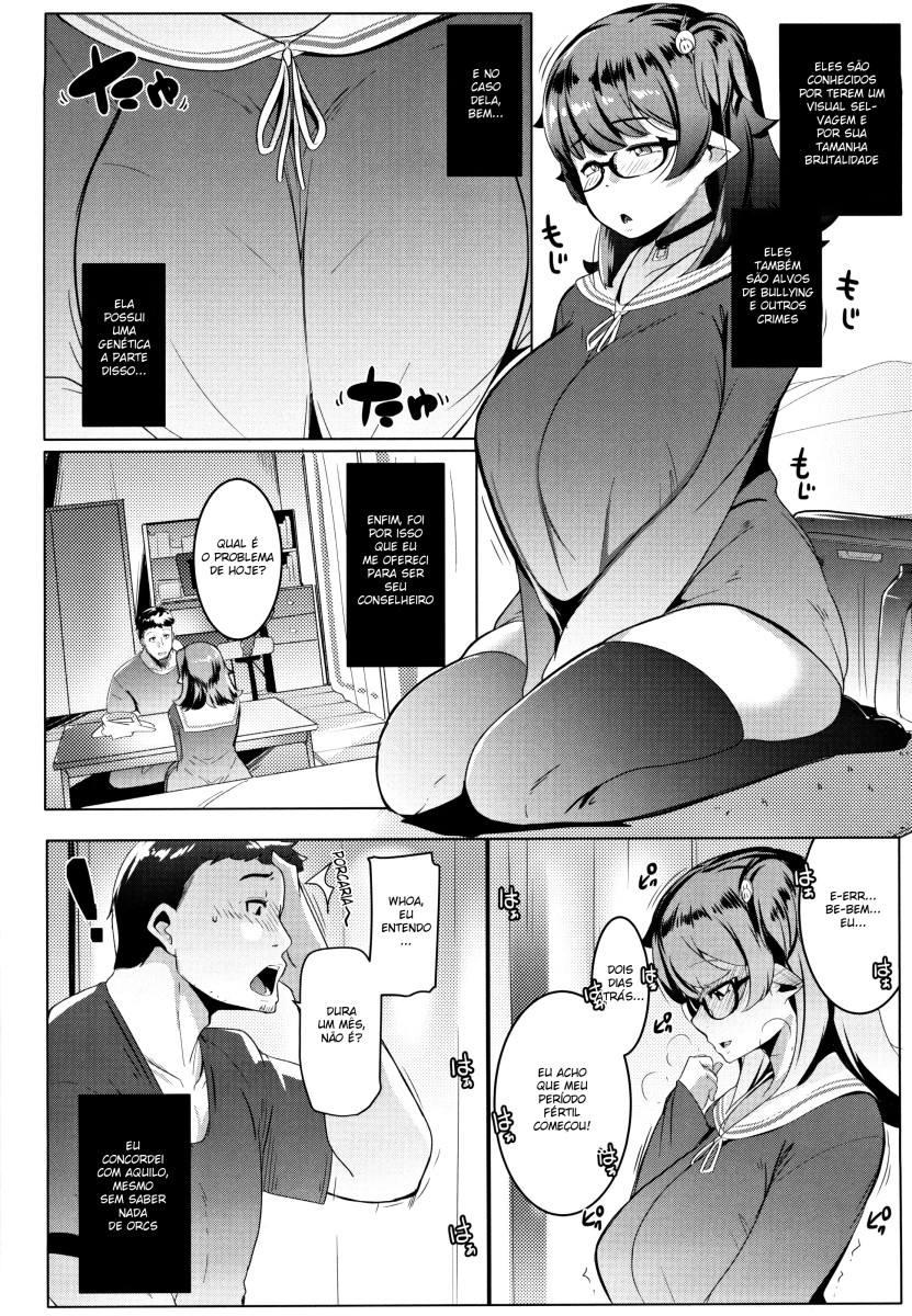 (C97) [Hitsuji Kikaku (Muneshiro)] Imouto wa Mesu Orc [Portuguese-BR] image number 6