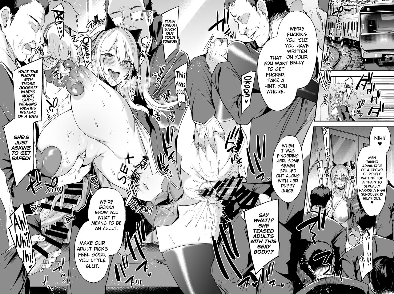 [Ririo Gatto (Kaenuco)] Sokuhame Dekichau JK Miya-chan no Ichinichi [English] [biribiri] [Digital] изображение № 14