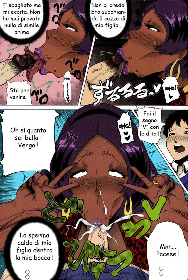 [Yokkora] Juku Gal Mama Yukie | Yukie (ANGEL Club 2013-03) [Italian] [Colorized] 图片编号 9