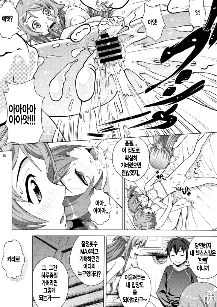 (C84) [COOL BRAIN (Kitani Sai)] 4P at Online (Sword Art Online) [Korean] numero di immagine  16