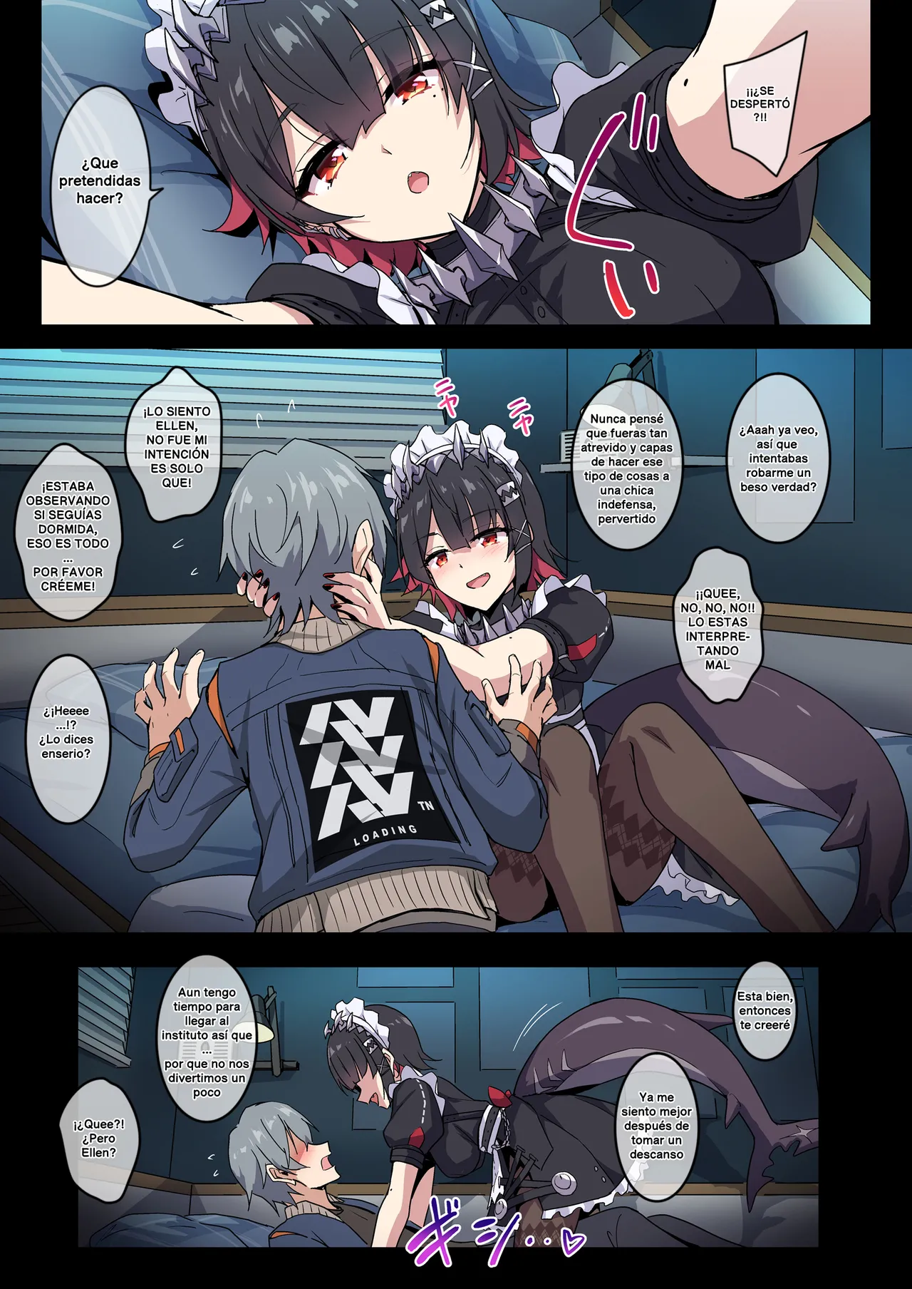 [Marugoshi] SHARKBED (Zenless Zone Zero) [Spanish] image number 6