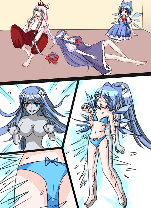 《附身是个什么玩意？》附身琪露诺 大妖精 米斯蒂亚 萝蕾拉 露米亚 莉格露奈特巴格 Bildnummer 3