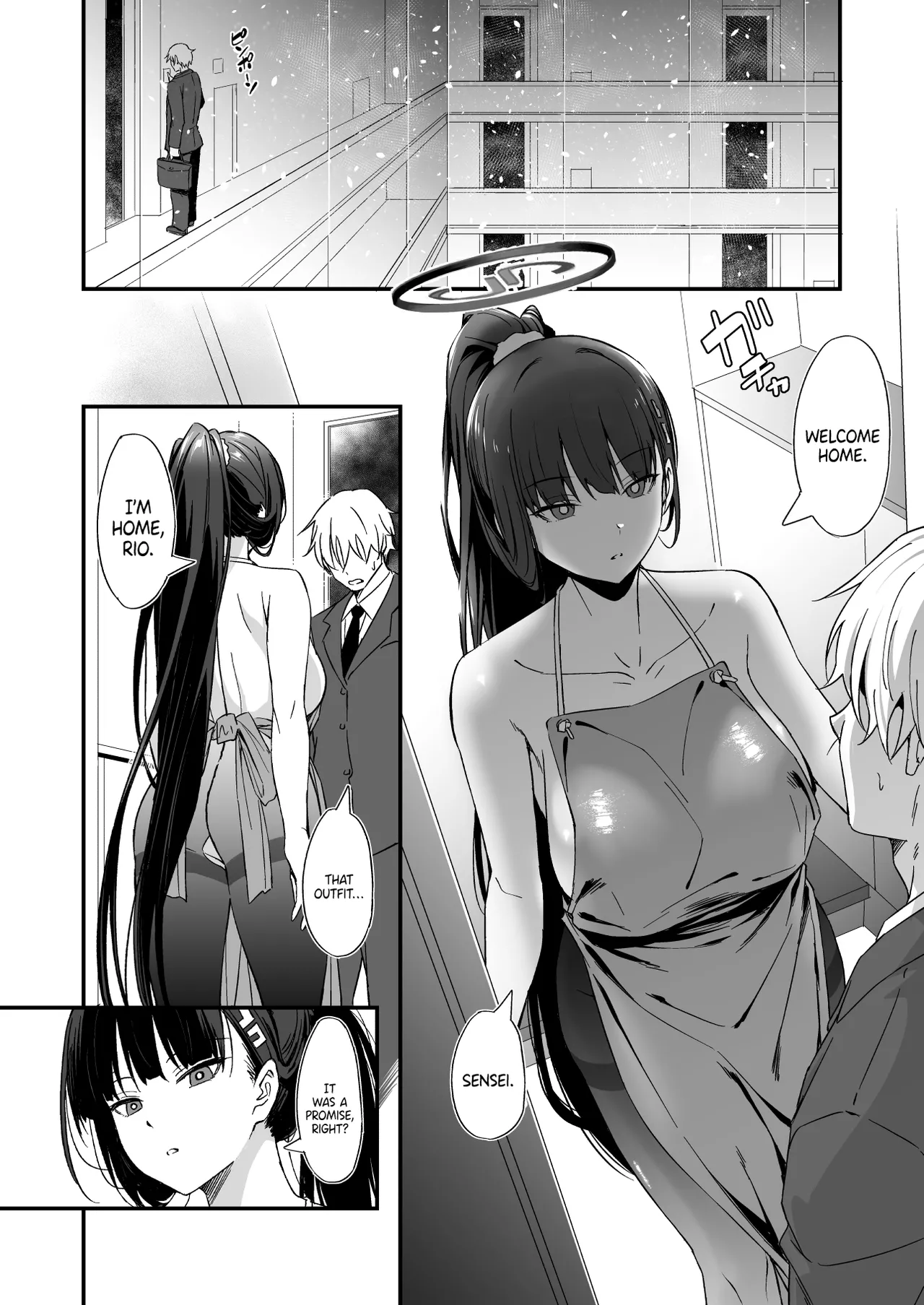 [AERODOG (inu)] Tsukatsuki Rio no Gohoushi Seikatsu / Tsukatsuki Rio's Service Life (Blue Archive) [Digital] [English] {Doujins.com} imagen número 5