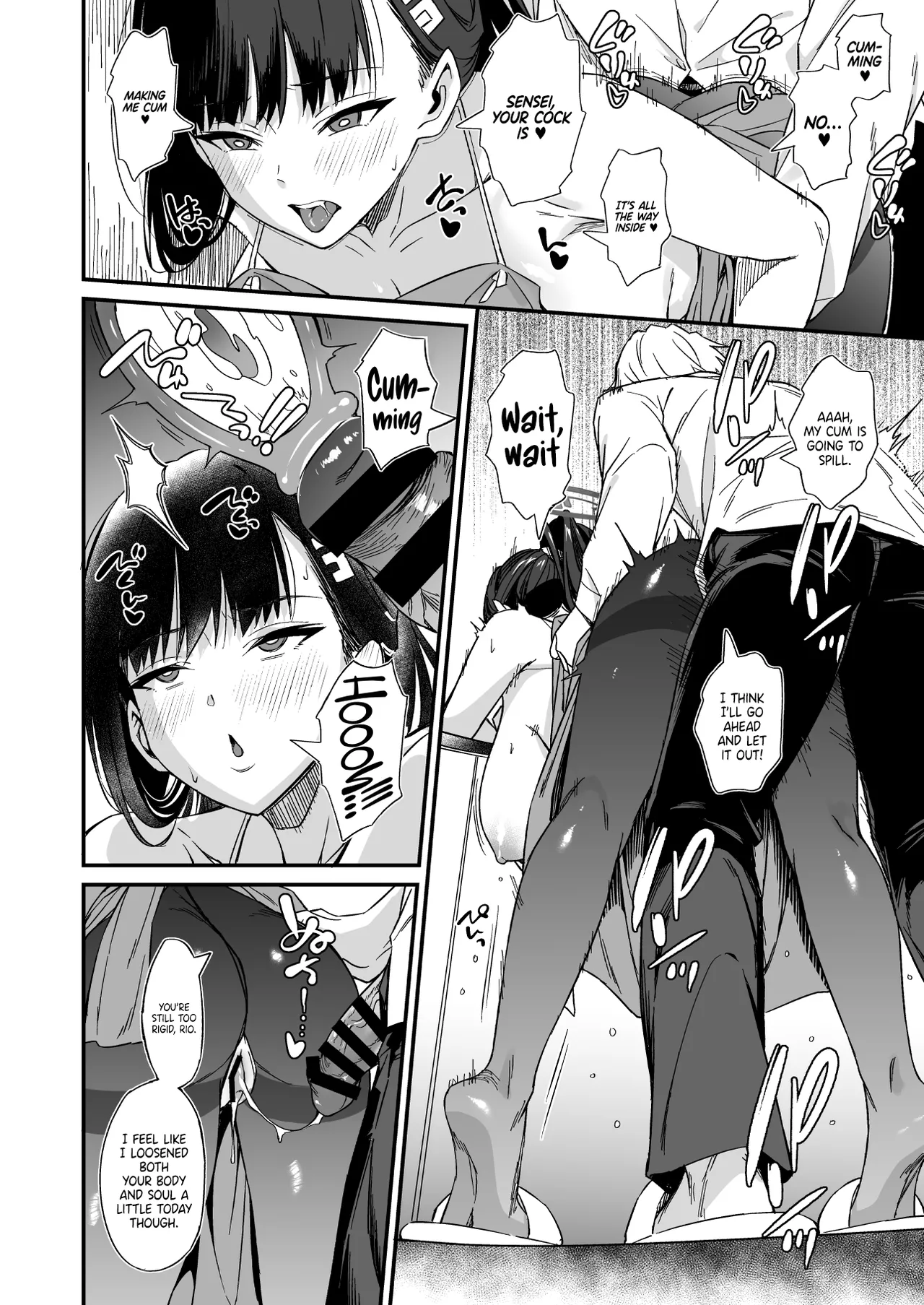 [AERODOG (inu)] Tsukatsuki Rio no Gohoushi Seikatsu / Tsukatsuki Rio's Service Life (Blue Archive) [Digital] [English] {Doujins.com} imagen número 13